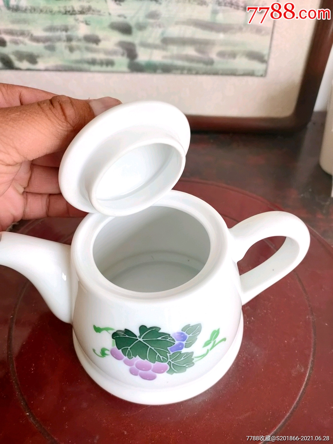 洪江大球泥大球泥配方投产纪念壶釉下五彩