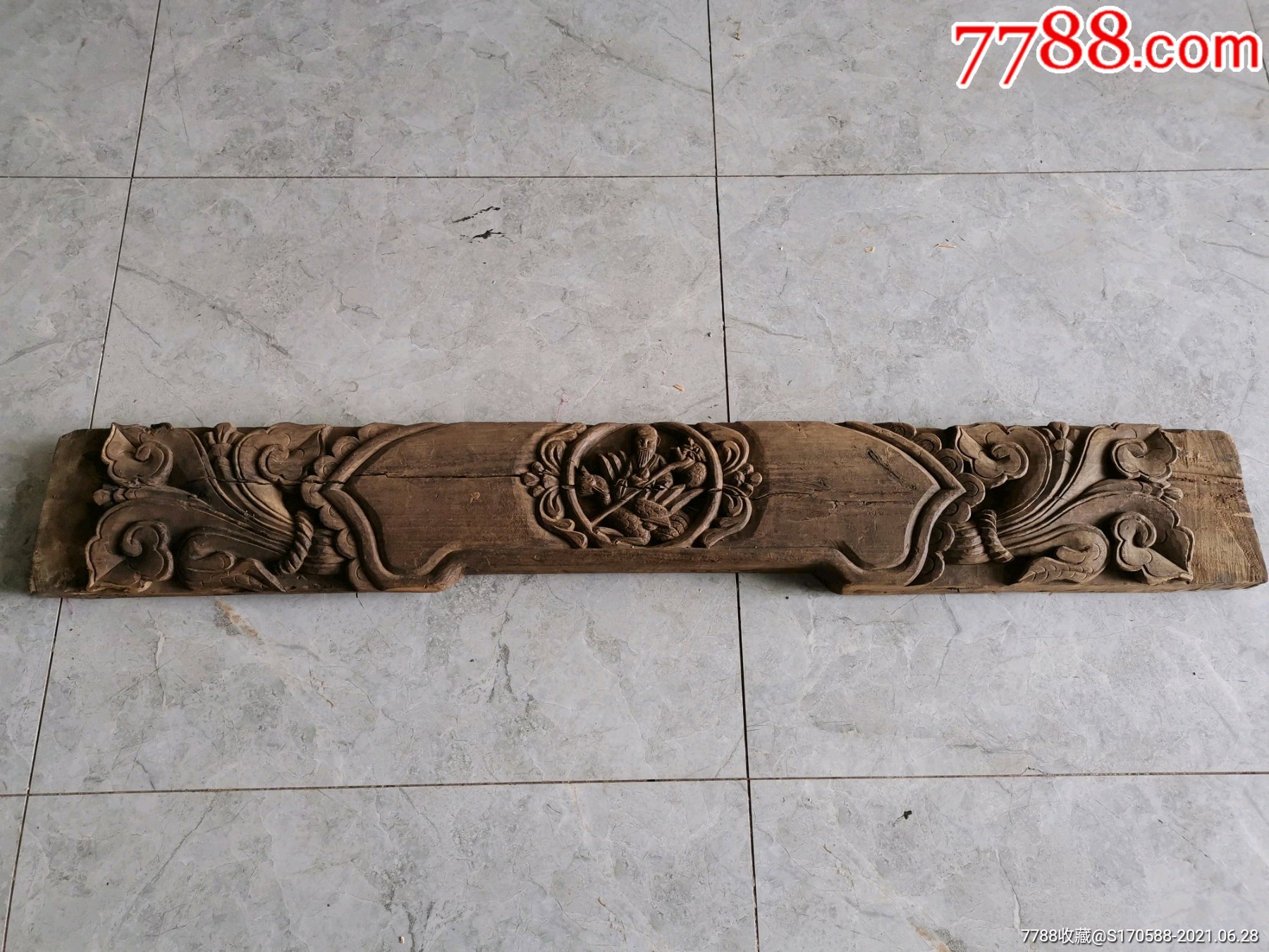 清代楠木花梁全品