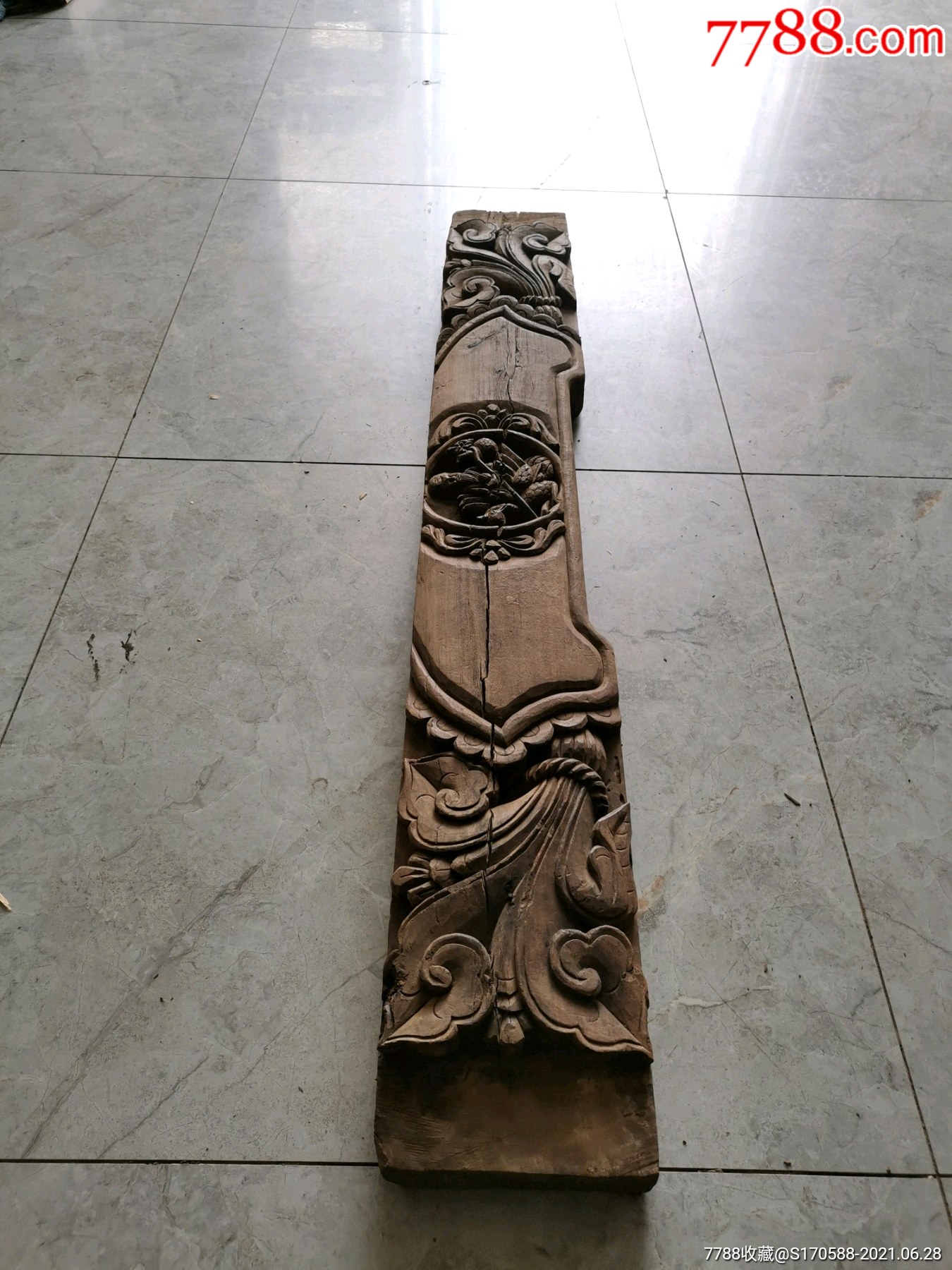 清代楠木花梁全品