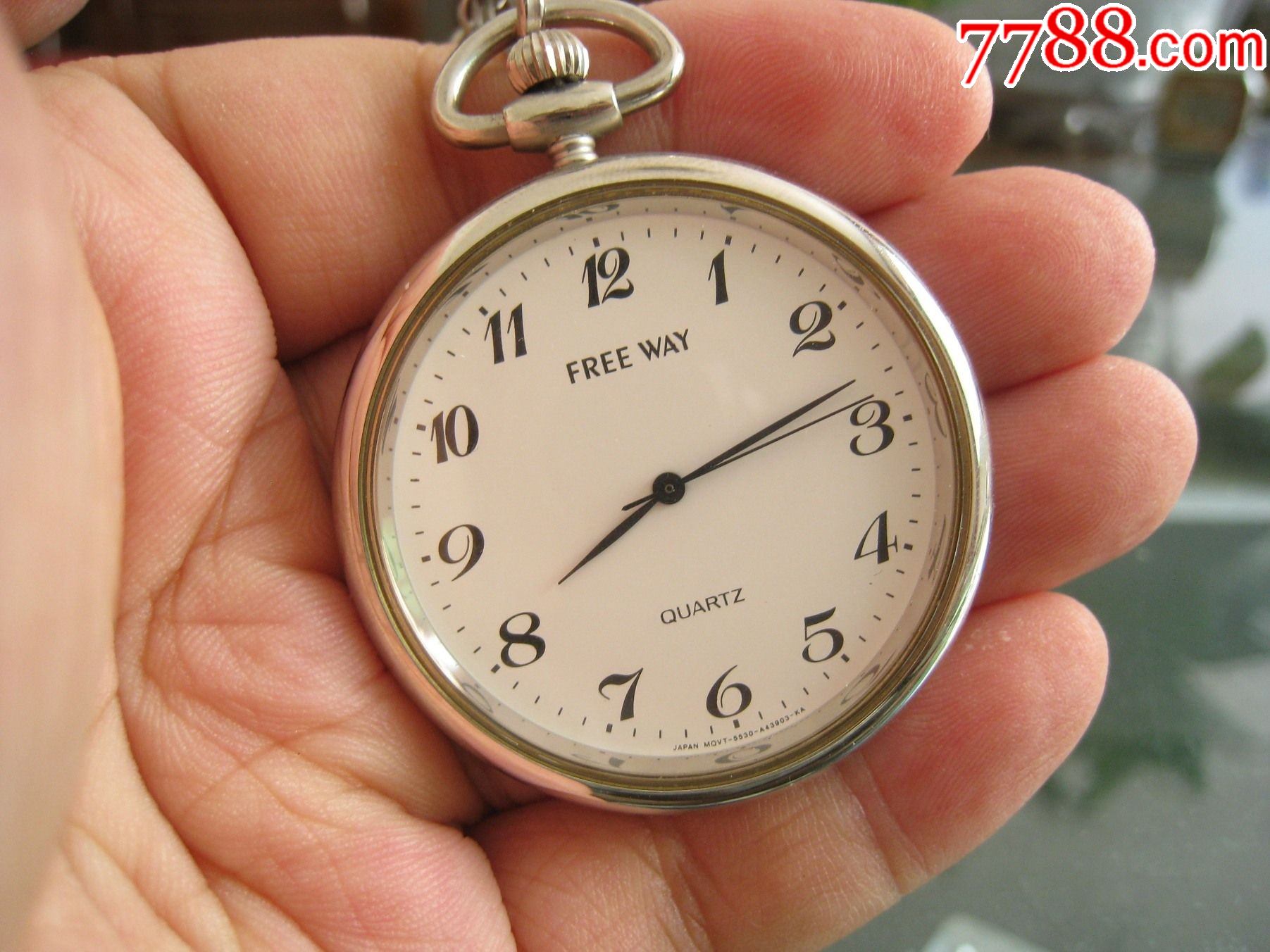 日本古董怀表西铁城5530a中古表(石英)男好品