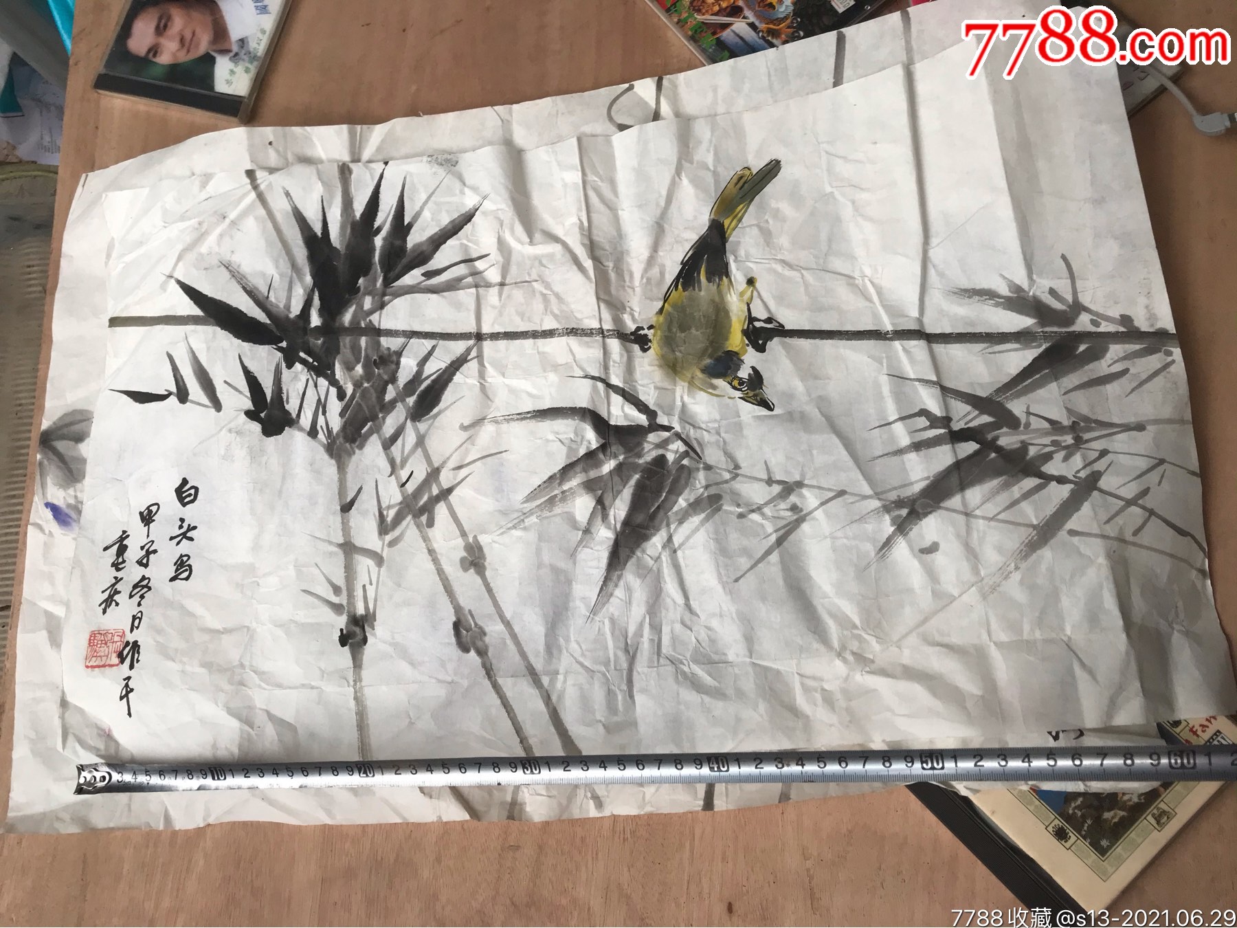 张骥-四川美术学院有名画家(毕业后跟重庆晏济元学画_花鸟国画原作