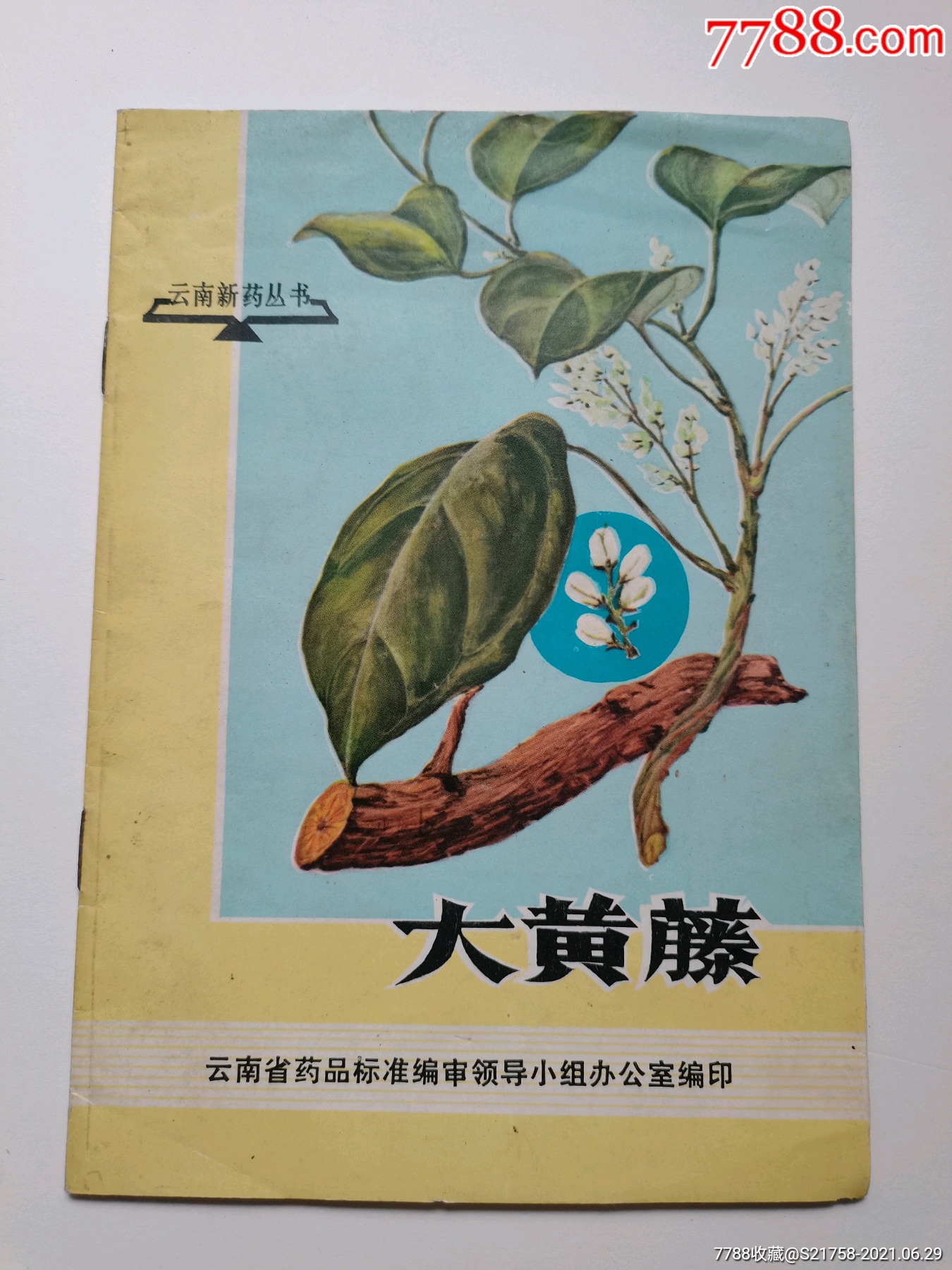 大黄藤大黄藤素及制剂全国药检所所长会议纪念1978年9月昆明
