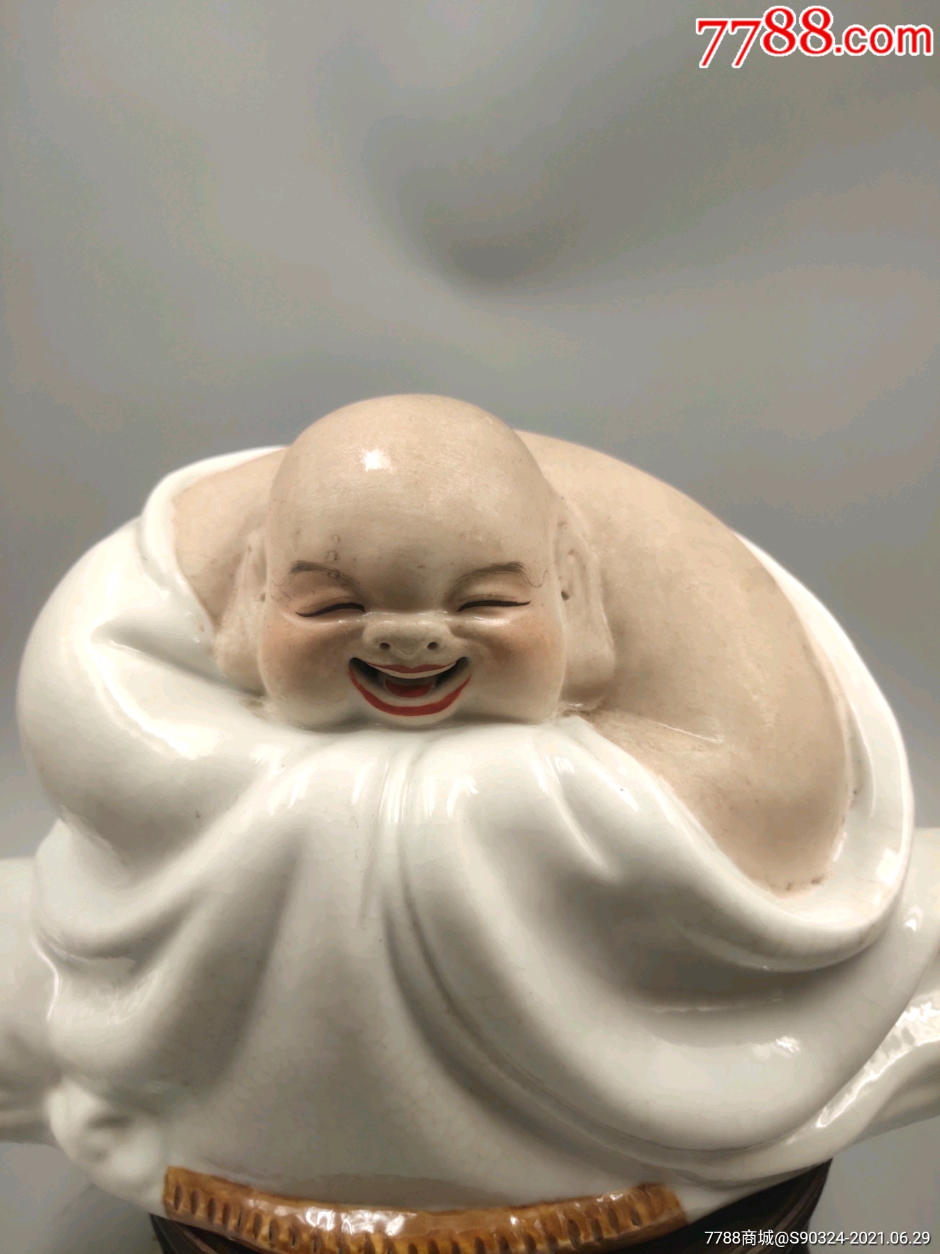 精美567景德镇笑口常开罗汉像