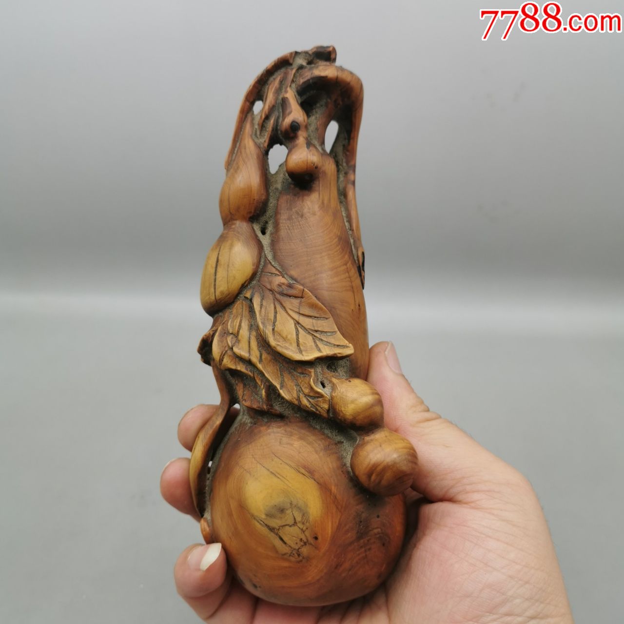 木雕葫芦摆件