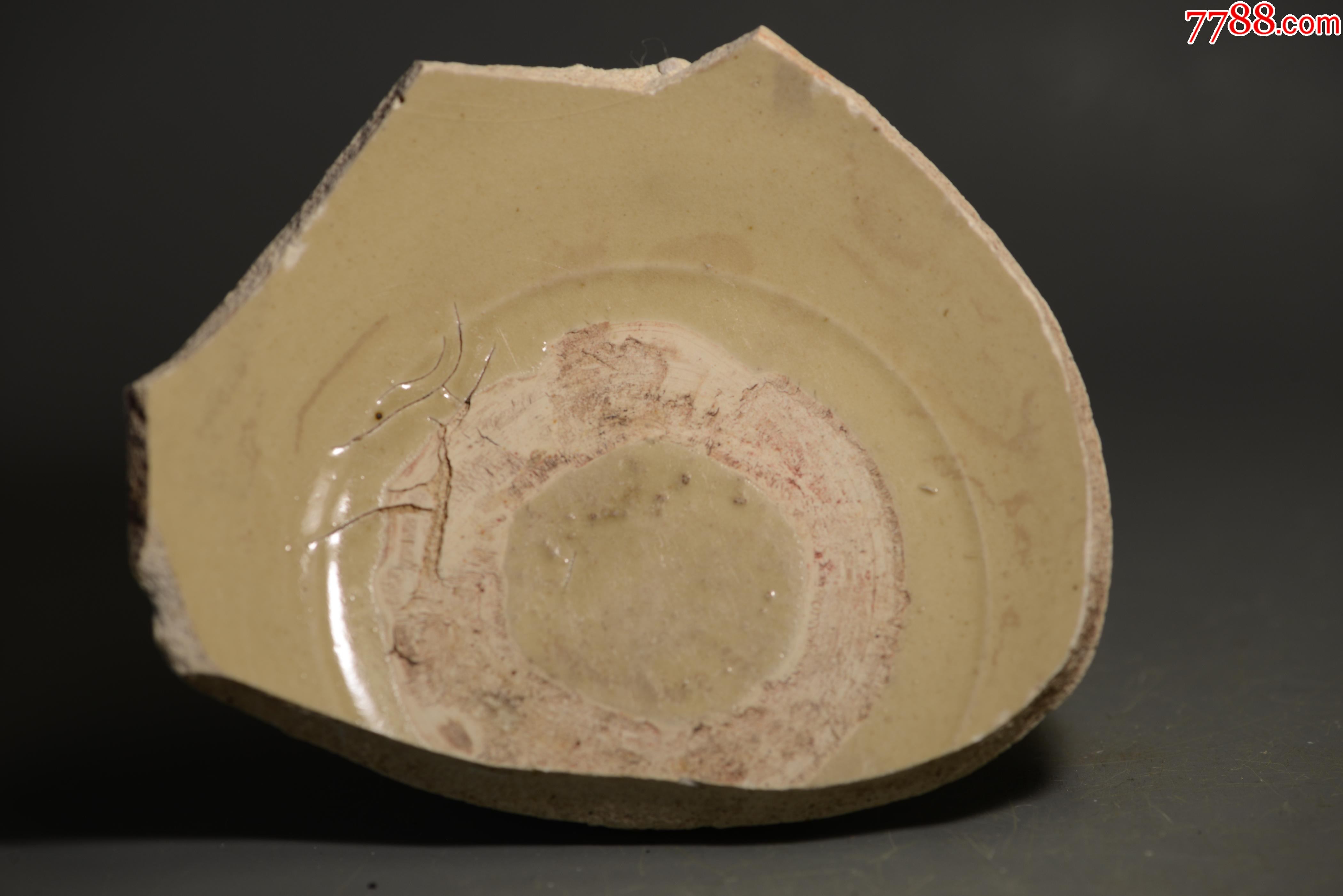 宋金磁州窑碗底子标本博物馆科研教学专用考古发掘10588厘米