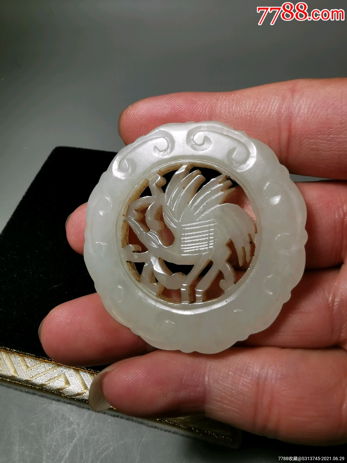 老玉明清白玉和田玉玉佩