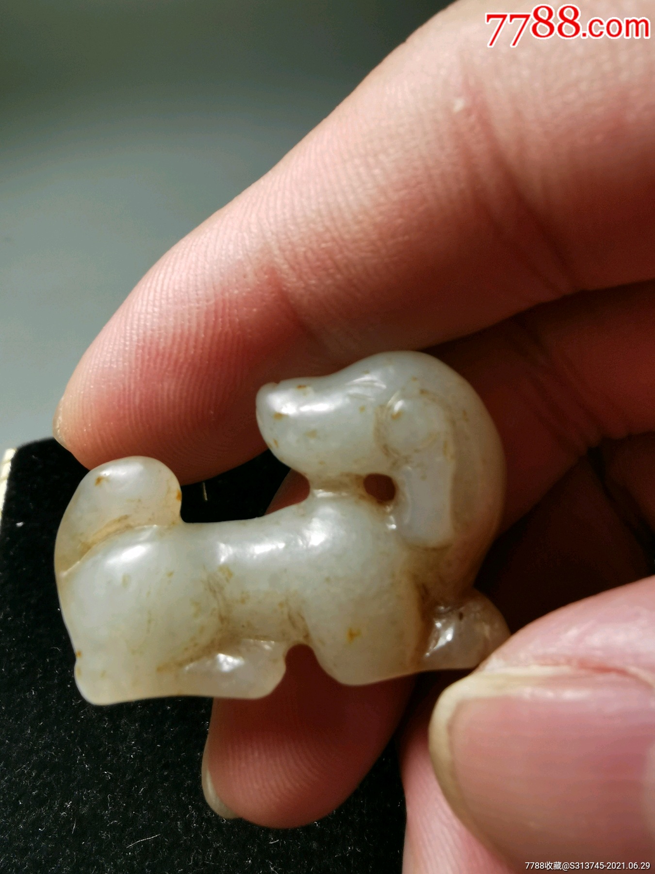 老玉宋元和田白玉狗