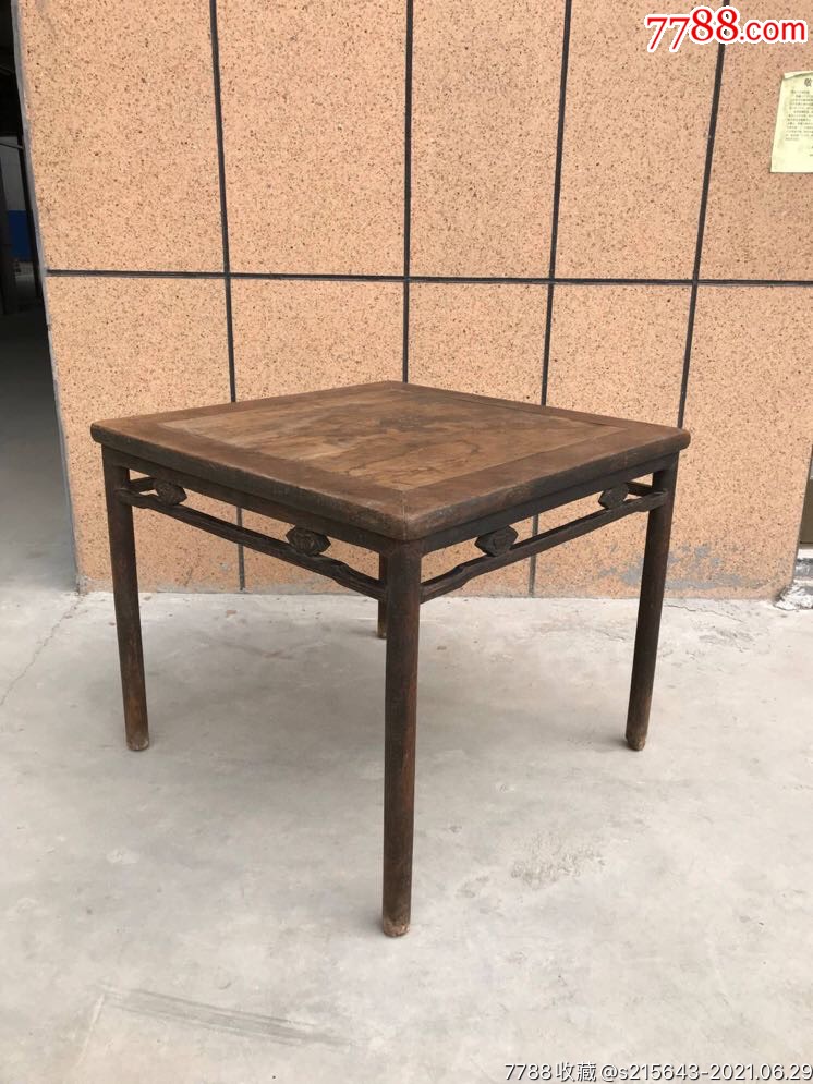 清代榆木方桌尺寸989883