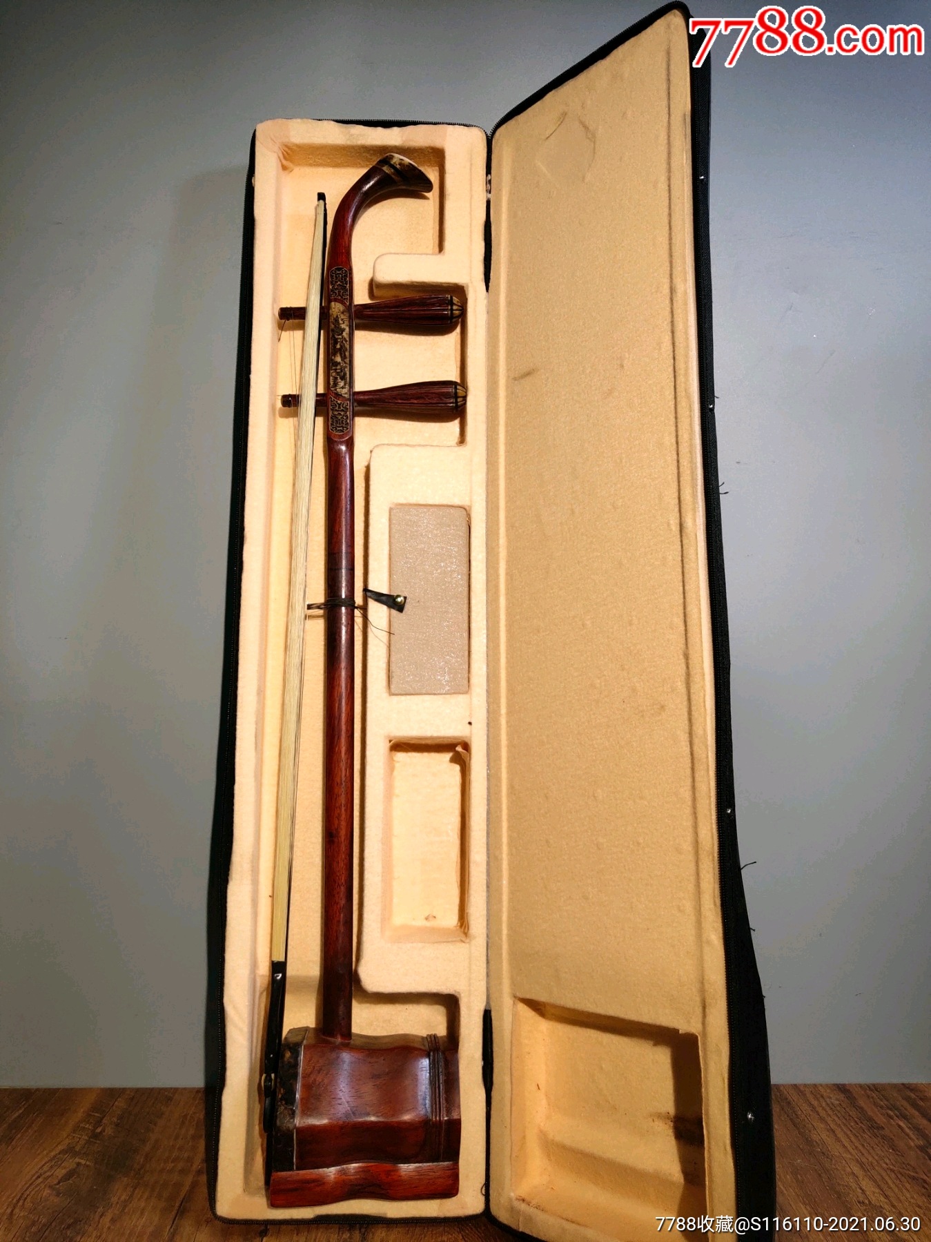 红酸枝木二胡一把纯手工制作古香古韵(赠送包装礼盒)