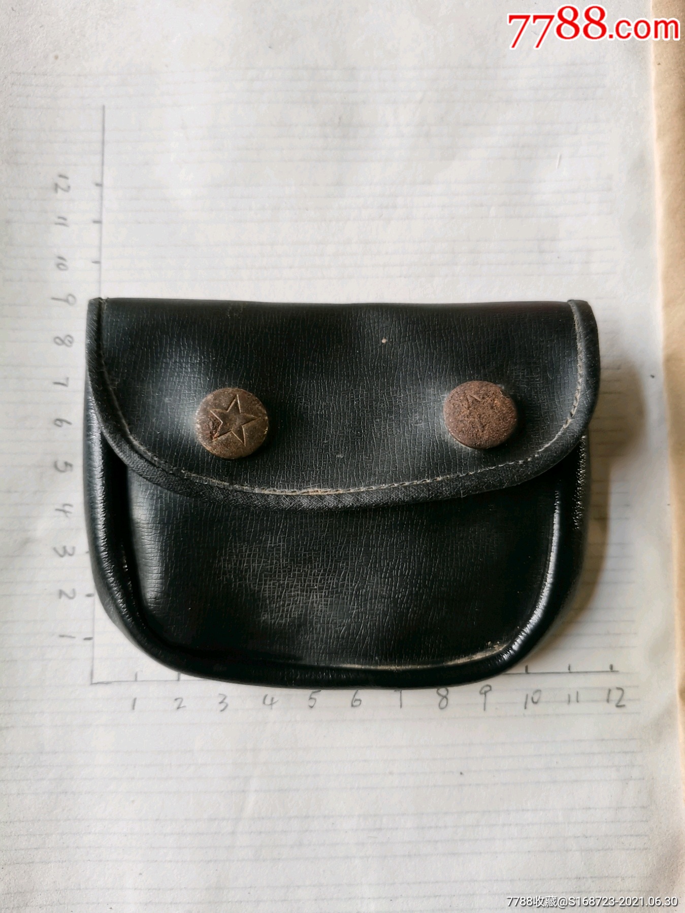 80年代怀旧收藏库存人造革钱包