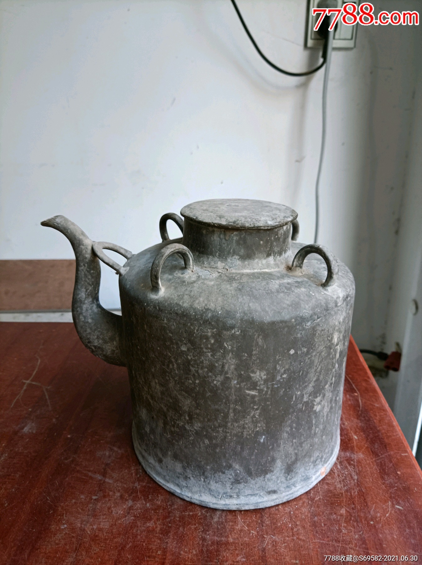 全品民国老锡壶