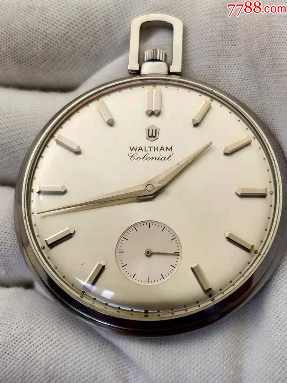 古董华生精钢怀表