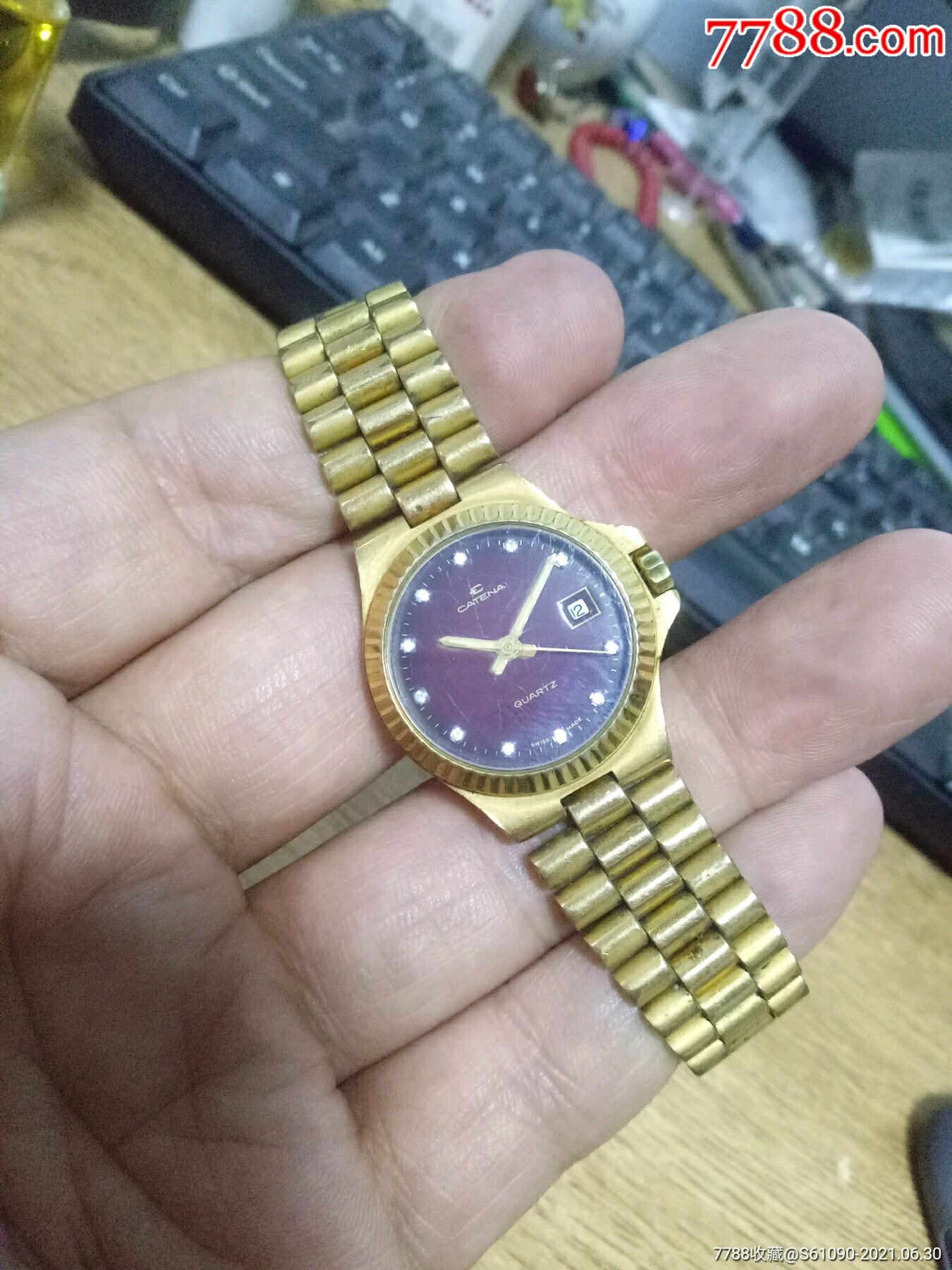 瑞士-catena-卡丹纳-石英女表-手表/腕表-7788商城__七七八八商品交易