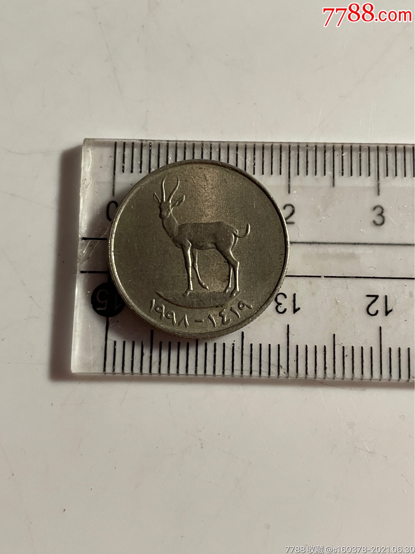 阿联酋硬币阿联酋25费尔外国硬币动物鹿_外国钱币_图片欣赏_收藏价格