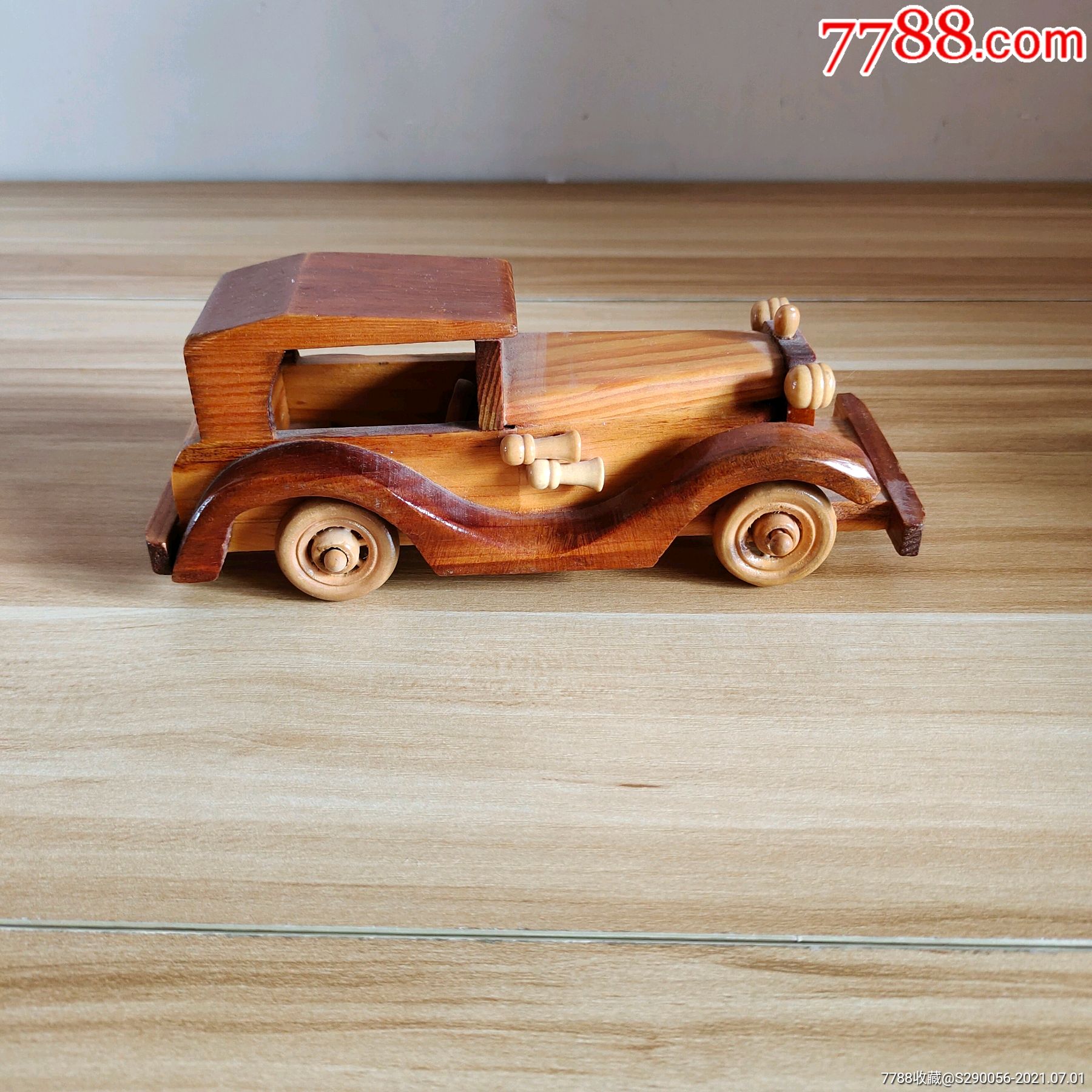 老爷车模型木质老爷车汽车模型