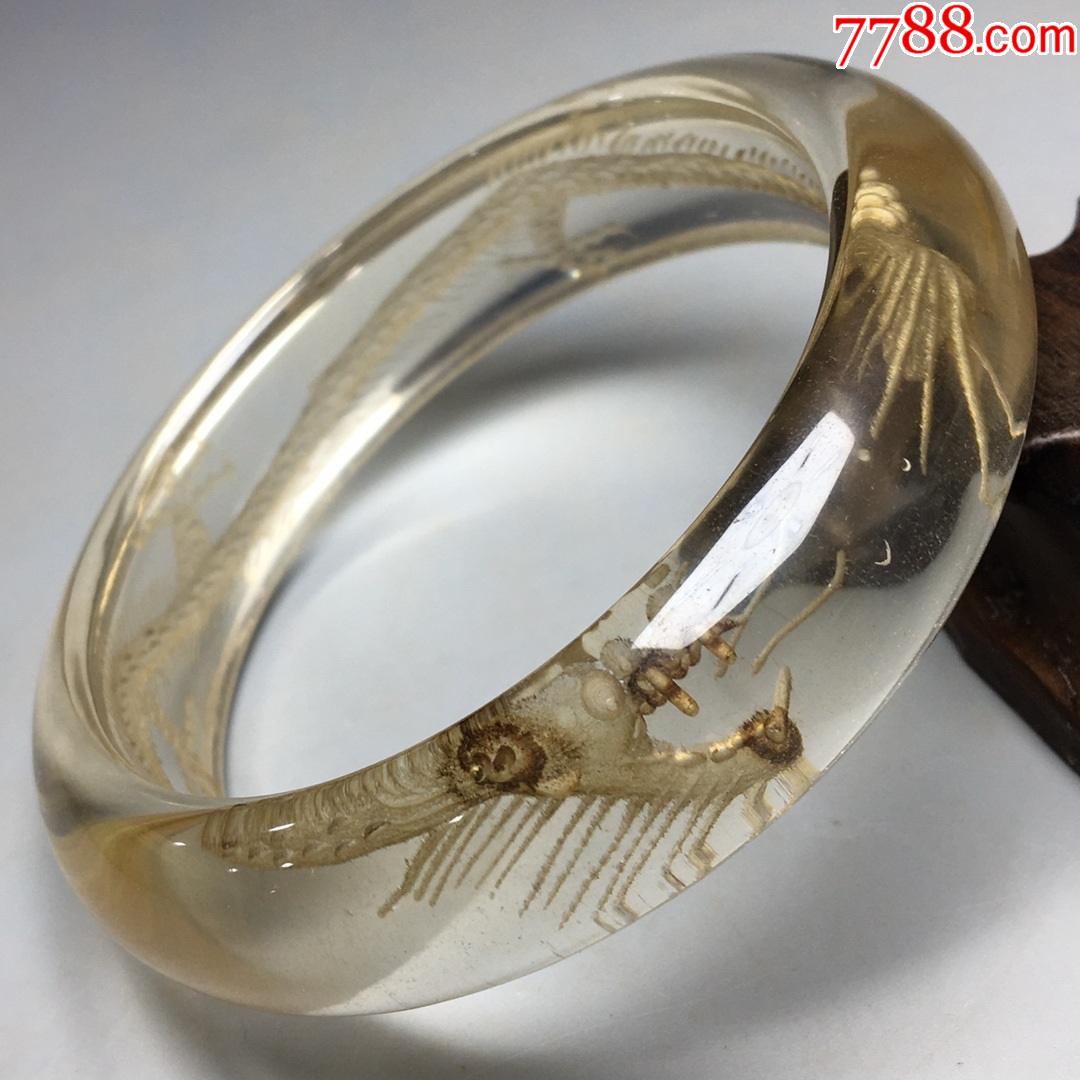 珍藏老料紫水晶内雕飞龙在天手镯_价格2000元_第1张_7788商城__七七八