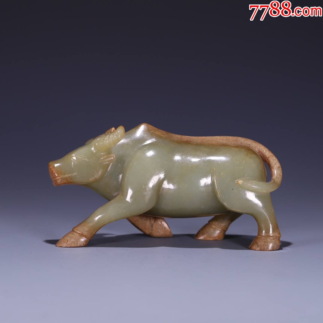和田玉青牛摆件_价格9000元_第1张_7788收藏__收藏热线