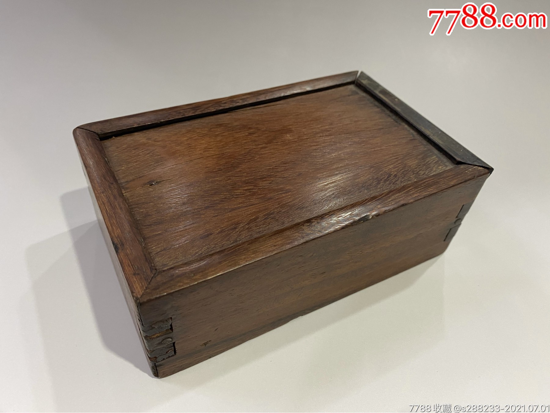 清代鸡翅木文盒_木盒/木匣_图片鉴赏_收藏价格_7788铜器收藏