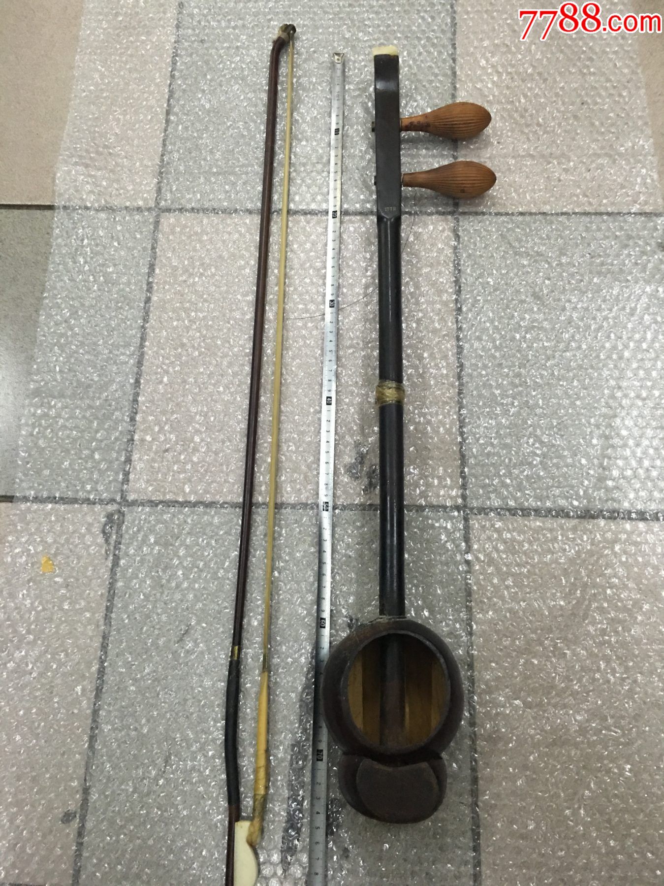 新中国建国初期传世二胡红木琴杆苏州民族乐器厂