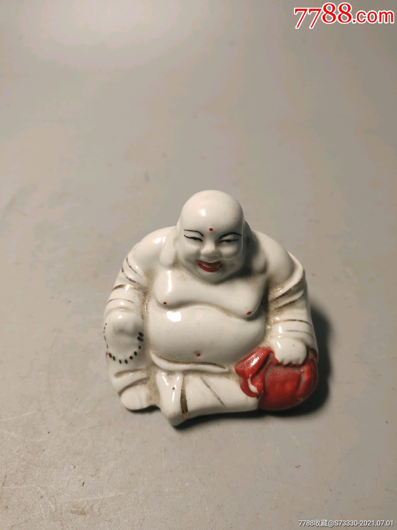 七八十年代左右,小号弥勒佛-雕塑瓷/瓷雕-7788商城__七七八八商品交易