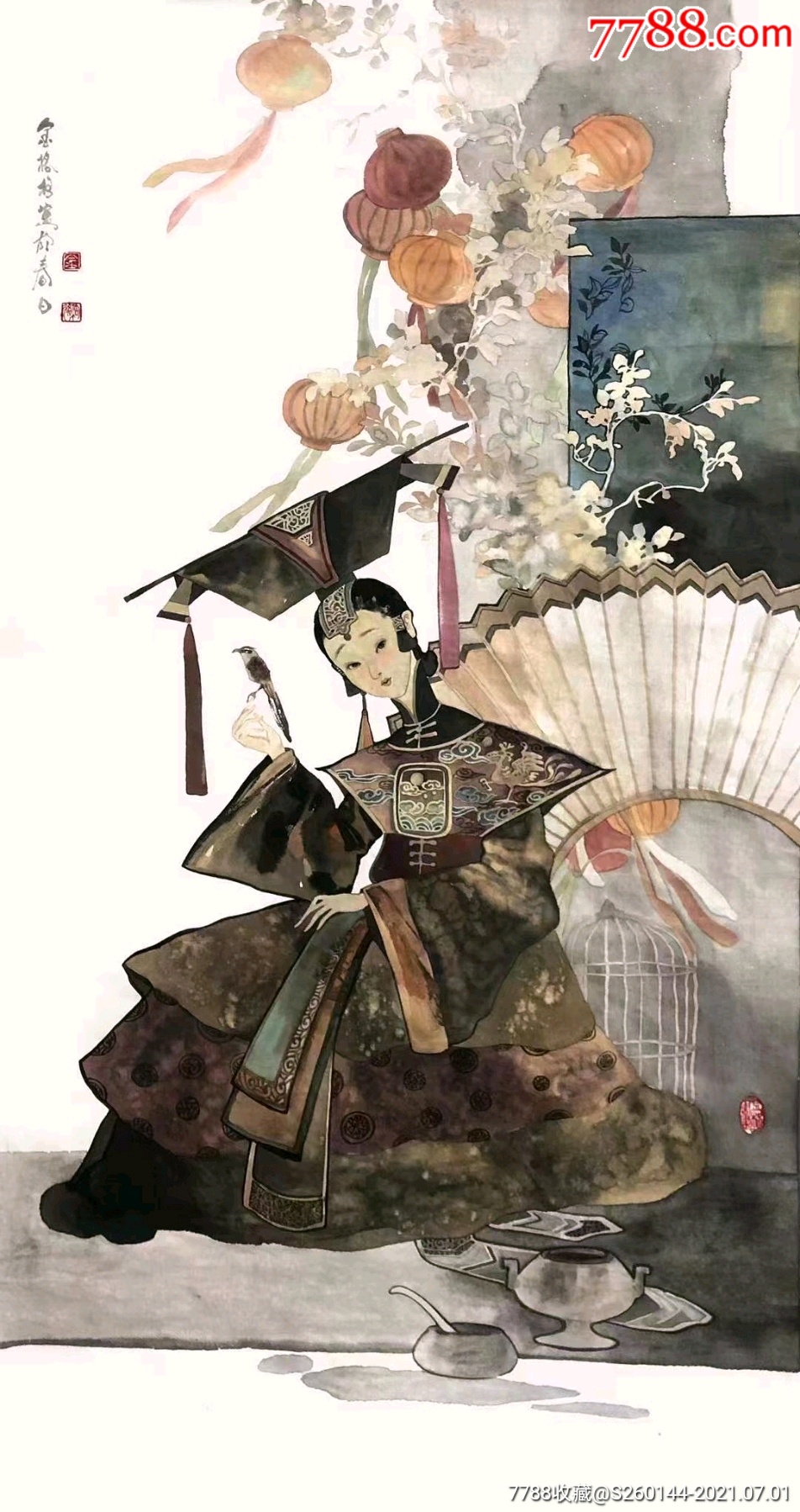 中美协会员金格格136*68cm_价格99999元_第1张_778