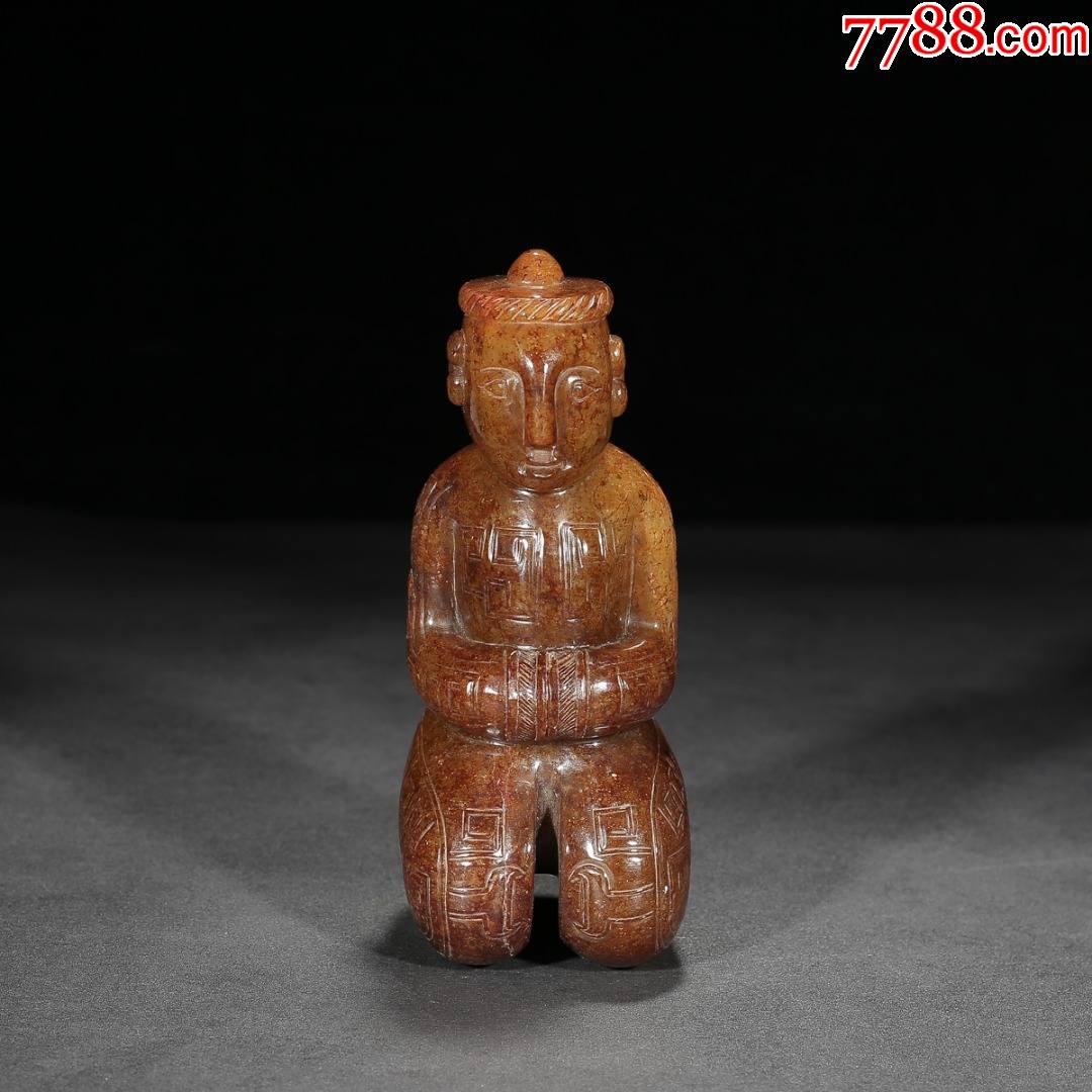 和田玉玉贵人摆件