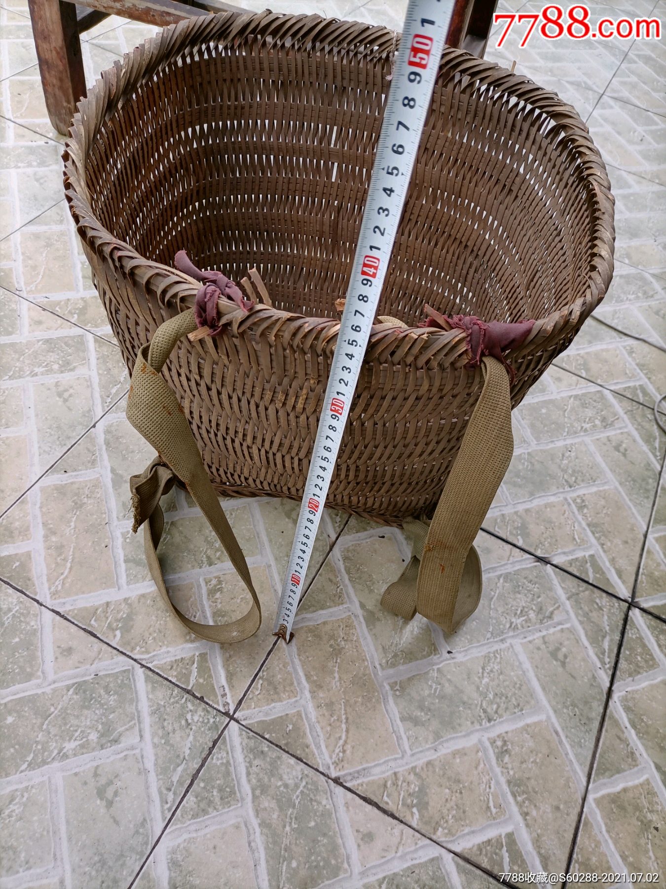 四川云南贵州农村竹编背篼农村赶场背的夹背篼年代大约七八十年代背篼