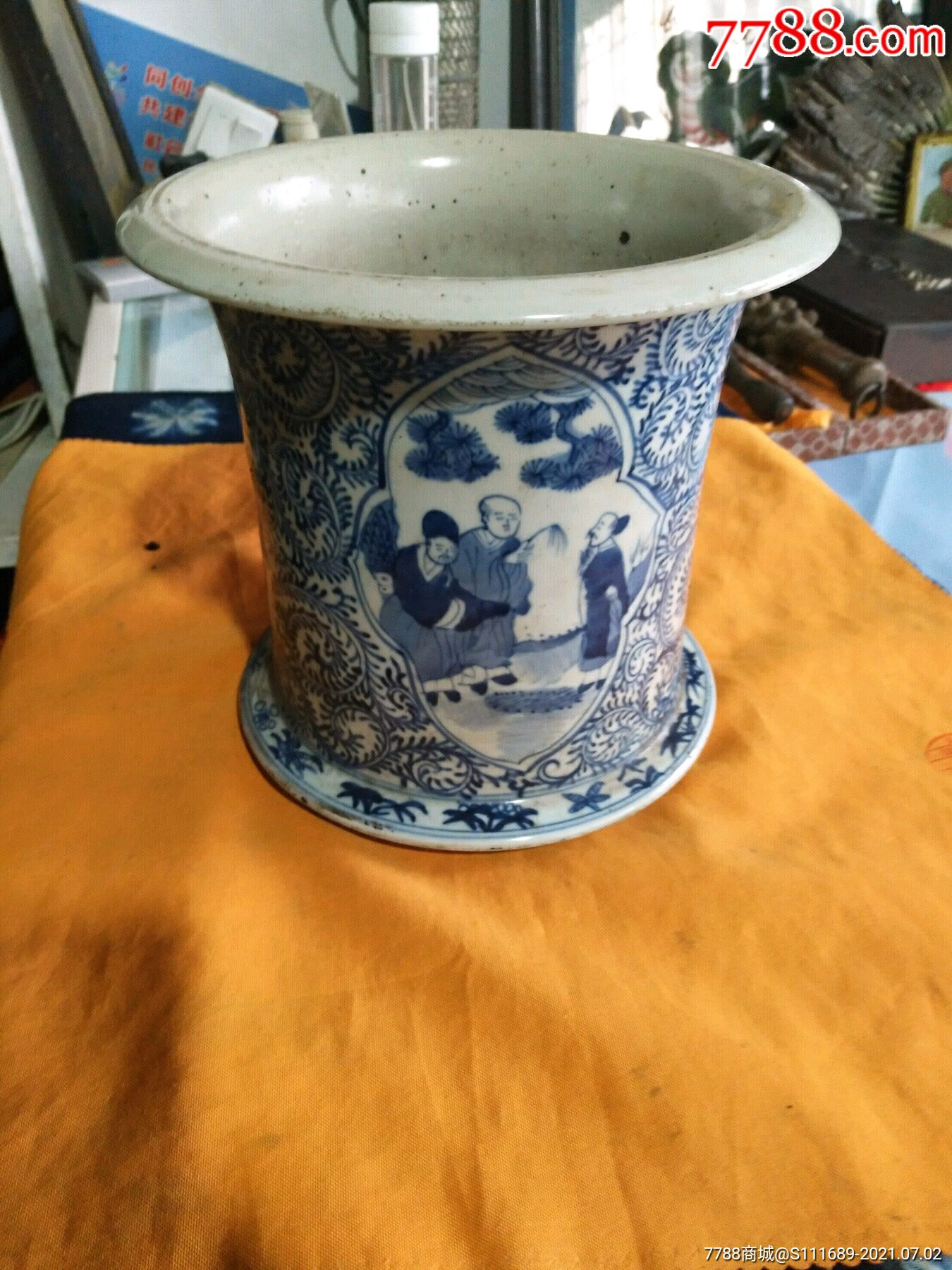 青花笔筒_价格15000元_第1张_7788收藏__收藏热线
