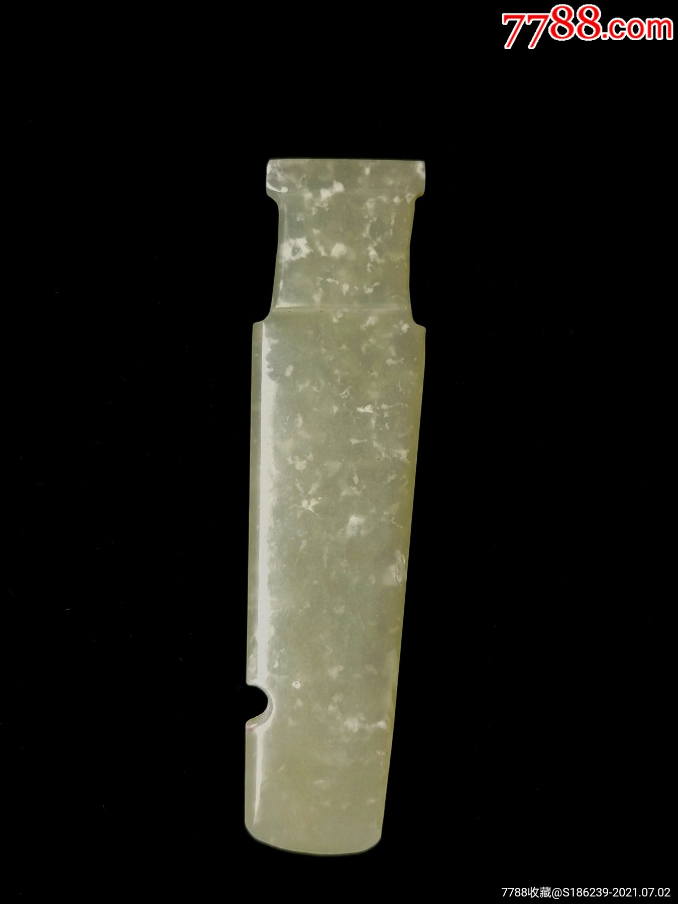 古玉老玉柄形器