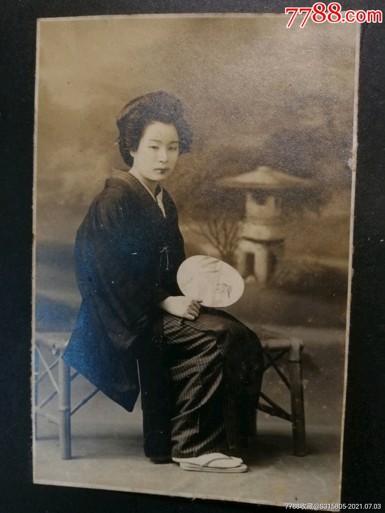 战时相册日军老照片黑白照片和服美人结婚照日风生活照昭和时期老相册