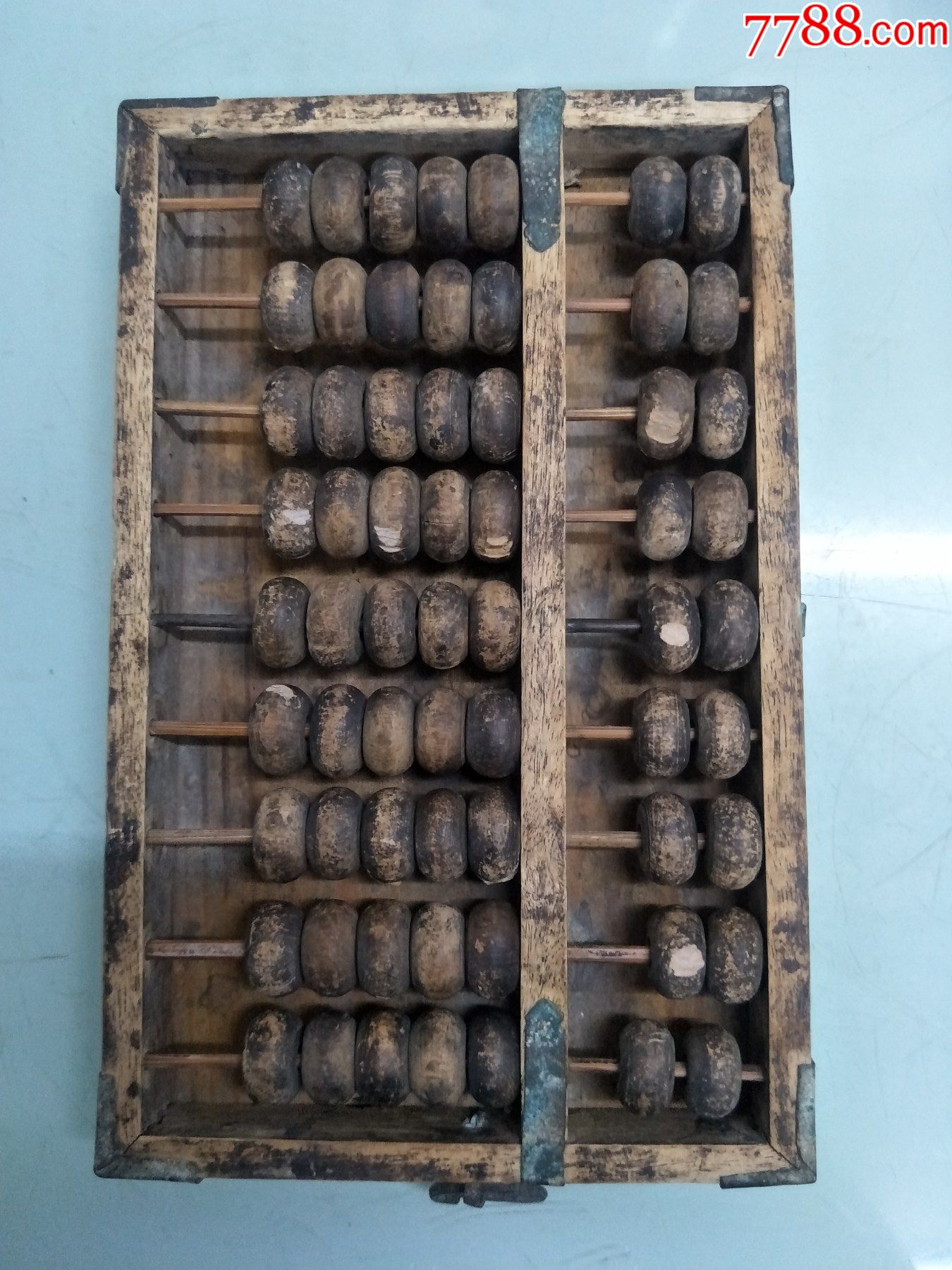 清代黄杨木小算盘一个