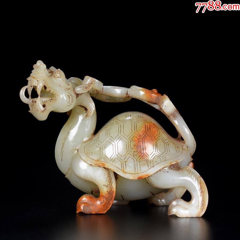 精品和田玉龙龟摆件a101s38f