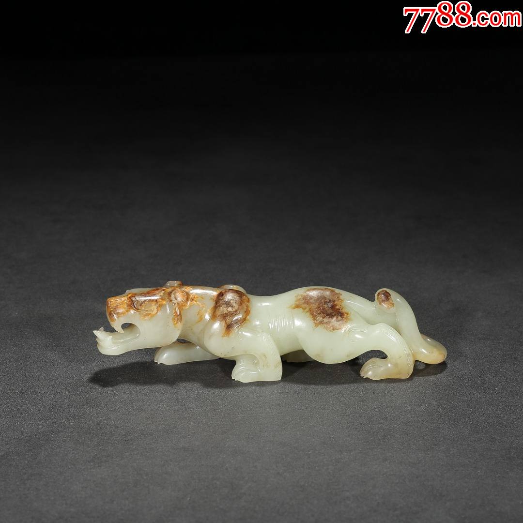 【和田玉螭虎摆件】