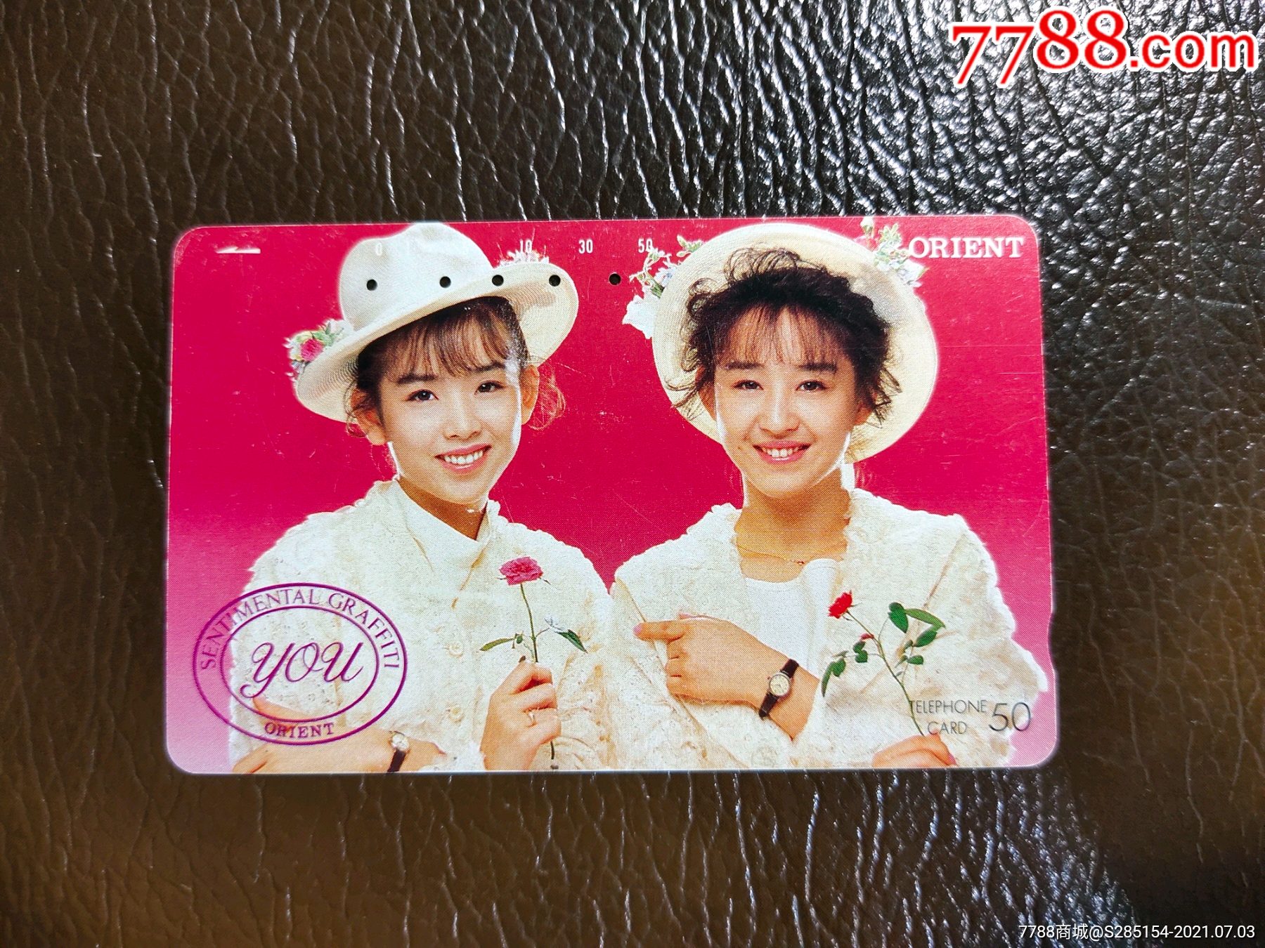 wink组合日本田村卡电话卡磁卡地铁卡图书卡真品实拍推荐珍藏