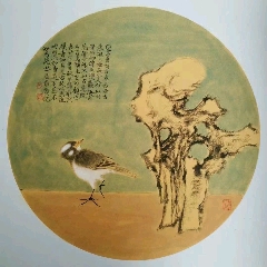 劉秋言花鳥50*50cm