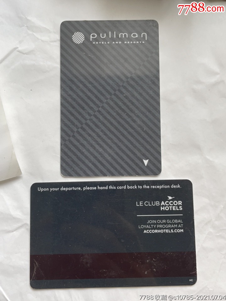 铂尔曼酒店系列_门锁卡/房卡_卡德收藏社【7788收藏__收藏热线】