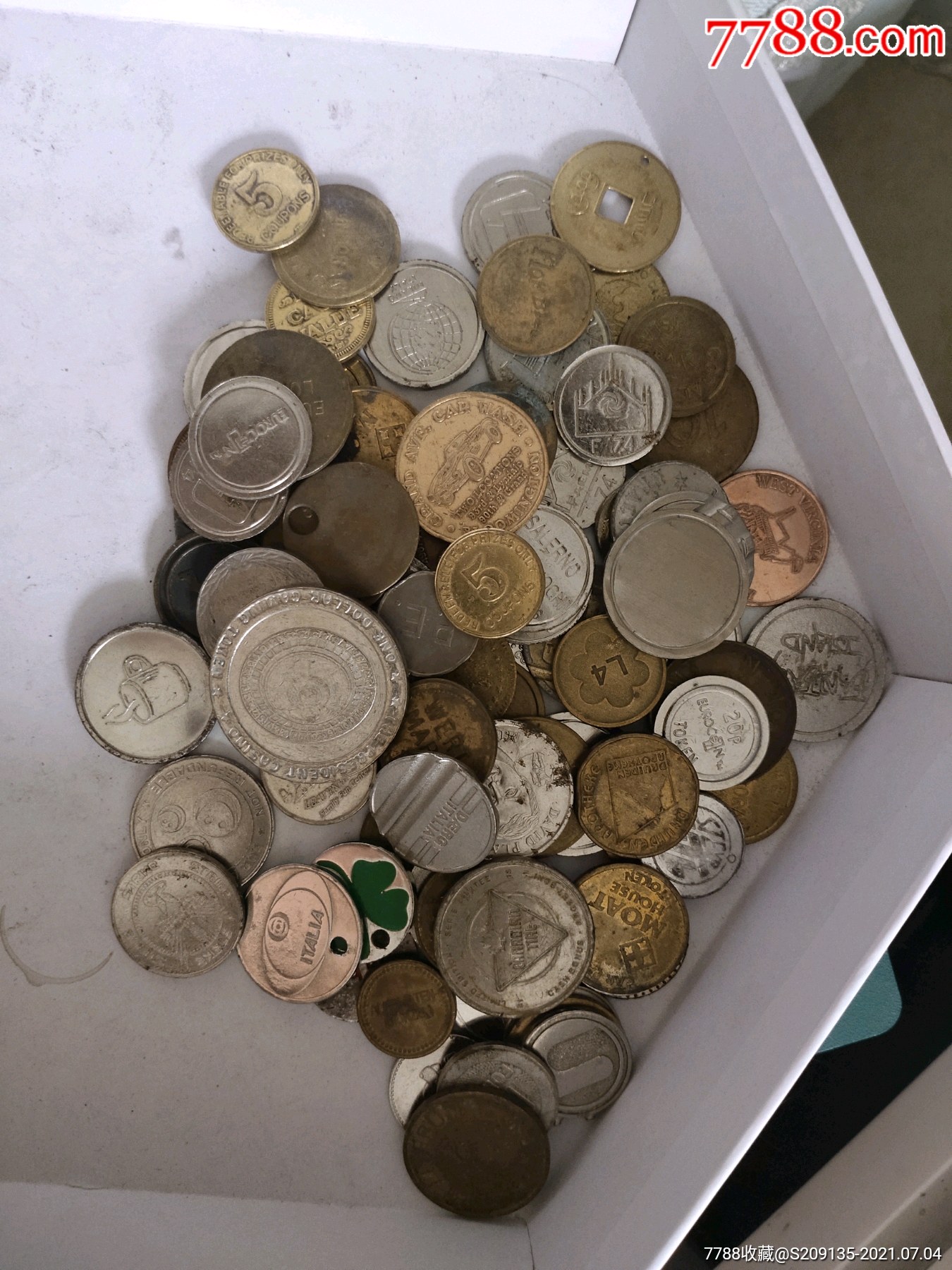 外国代币85个,满五十元包邮