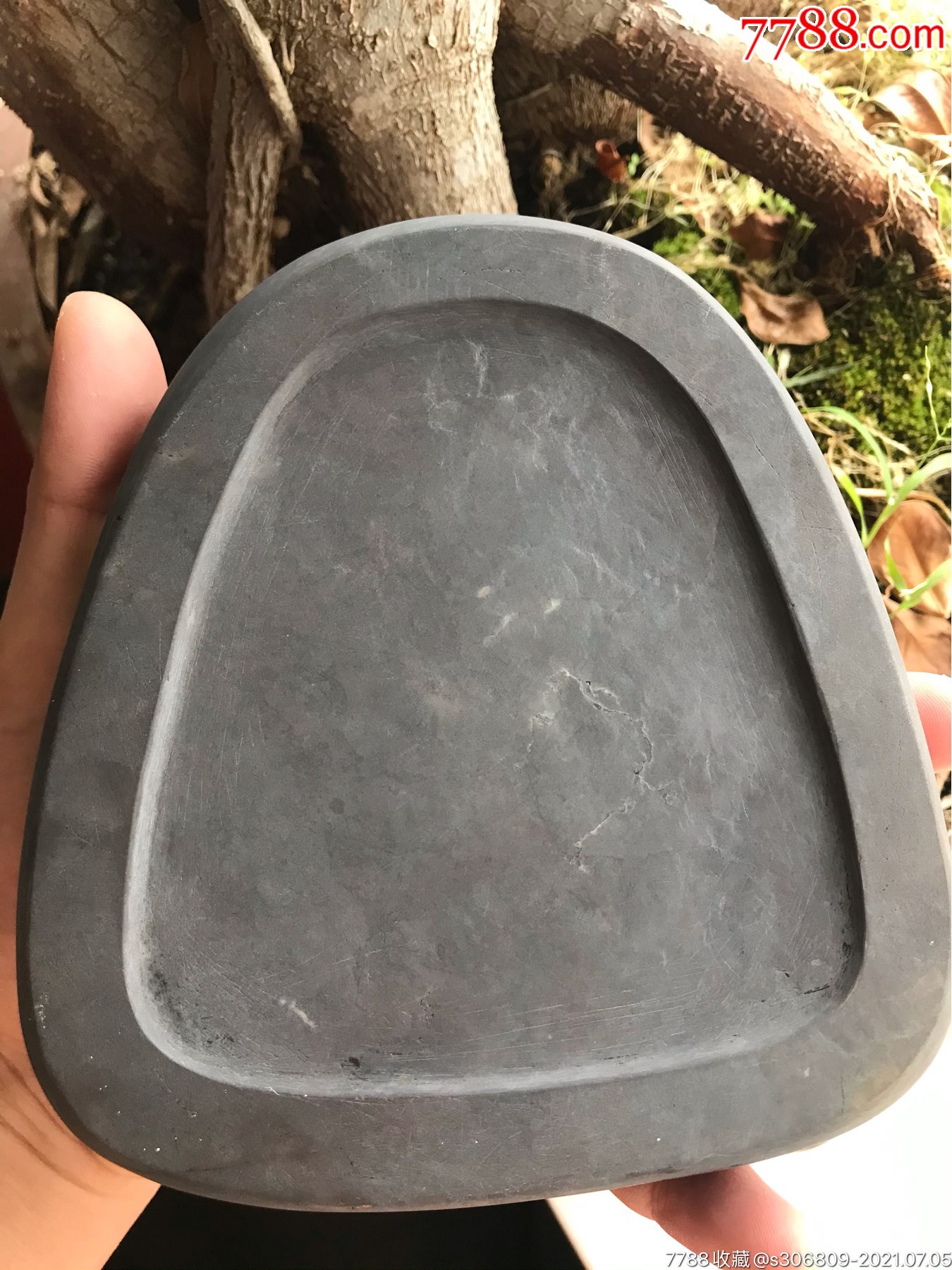 坑仔岩回型纹端砚