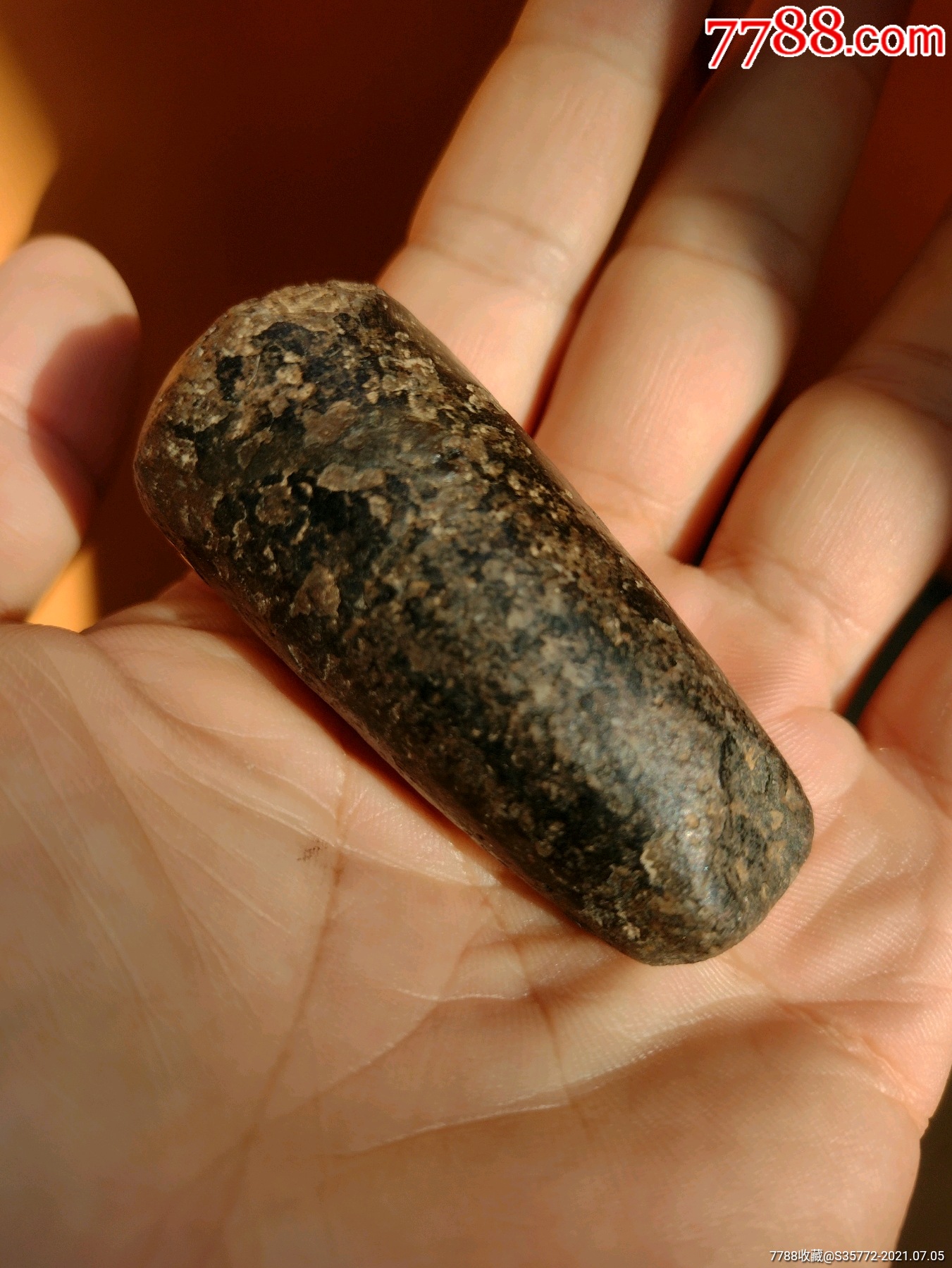 中医碾药用小石杵