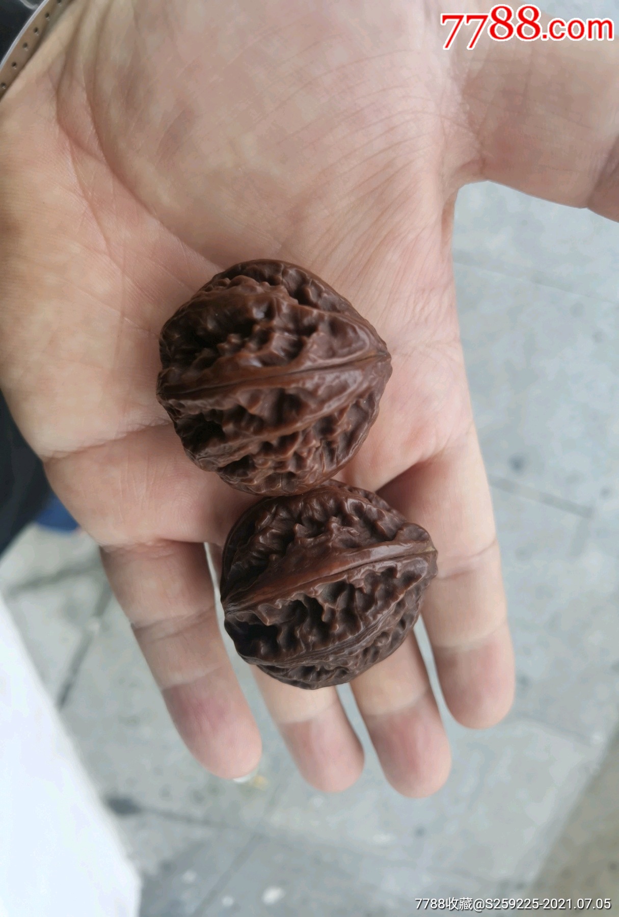 东北楸子核桃一对_文玩核桃_第2张_7788核雕收藏