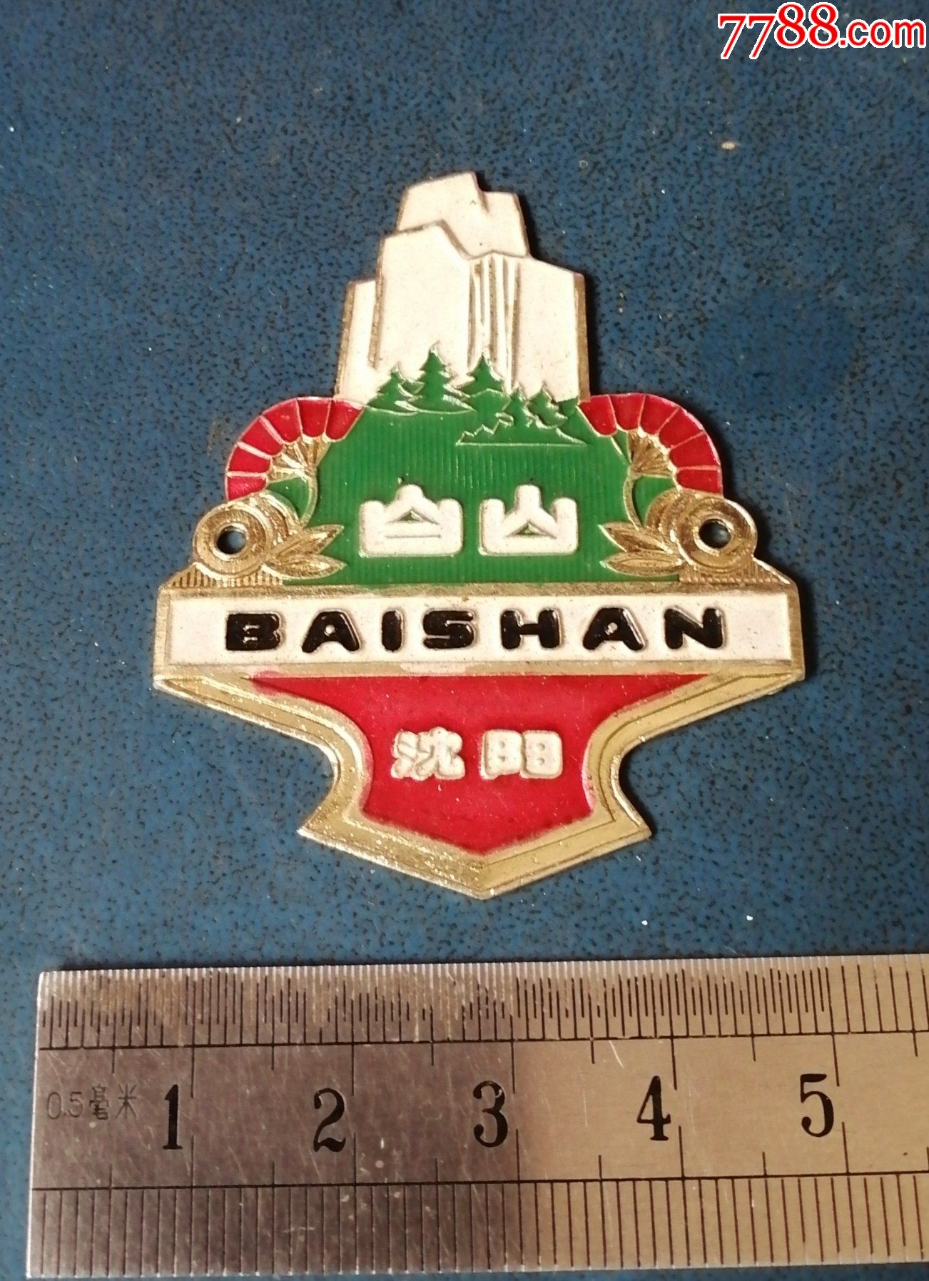 沈阳白山牌自行车牌新的没有使用的2