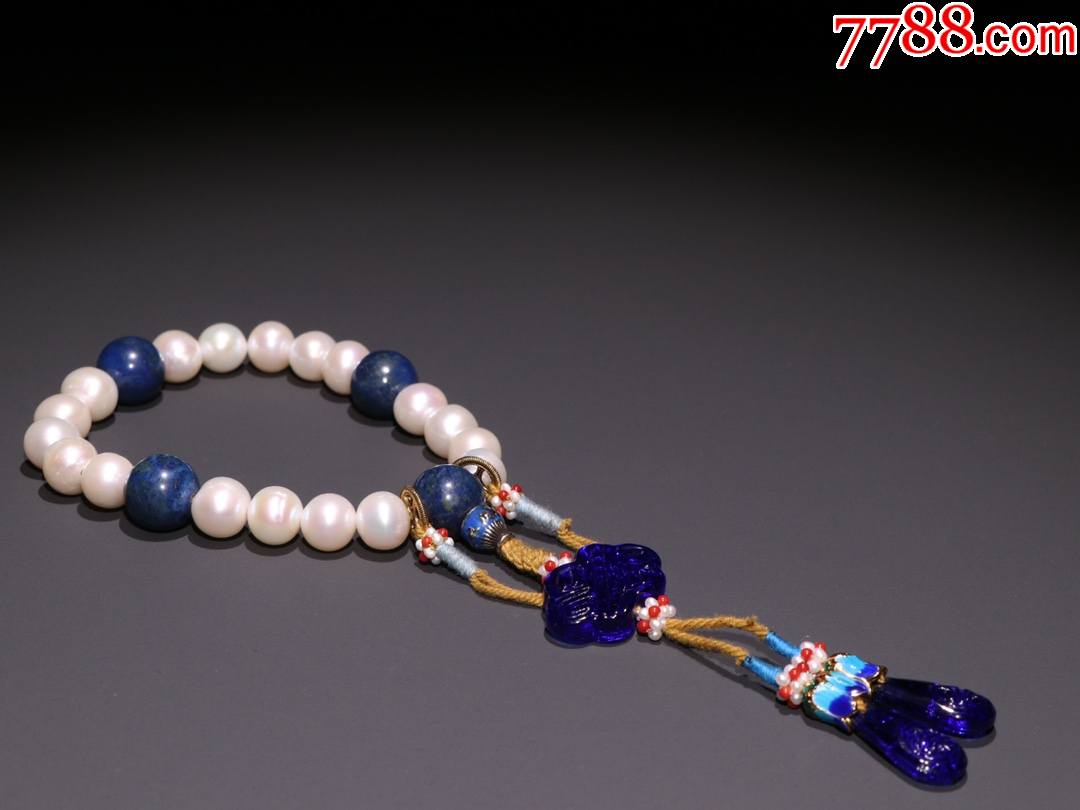 清珍珠十八子手持-玛瑙/宝石手串-7788文玩