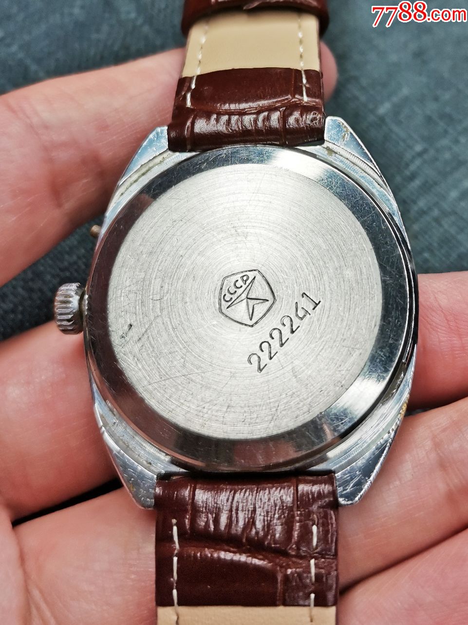 70年代苏联黑盘光荣牌手动机械手卷上弦手表苏联表中古腕表vintage