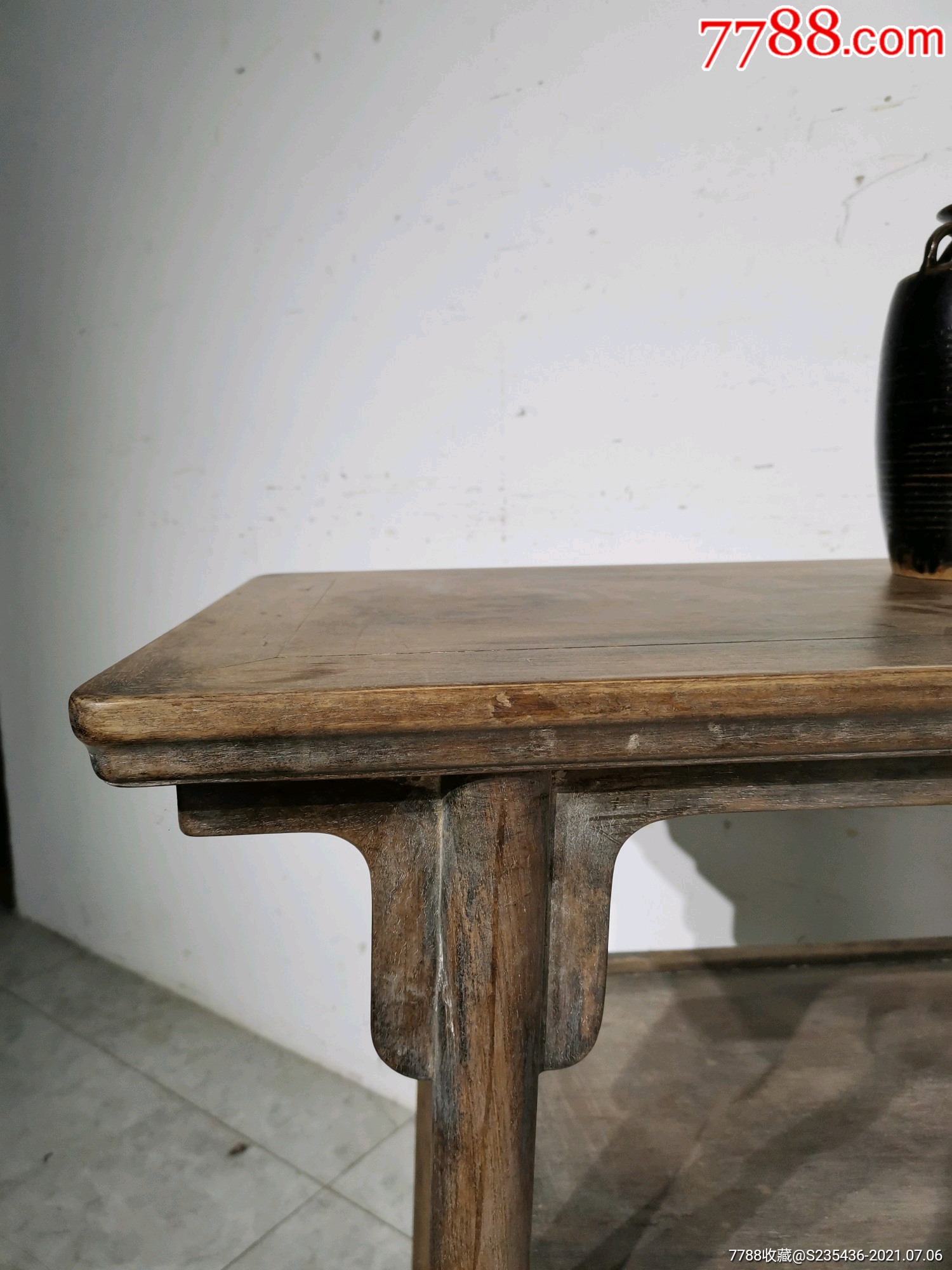 黄花梨香几素雅秀美木纹漂亮老包浆浓郁