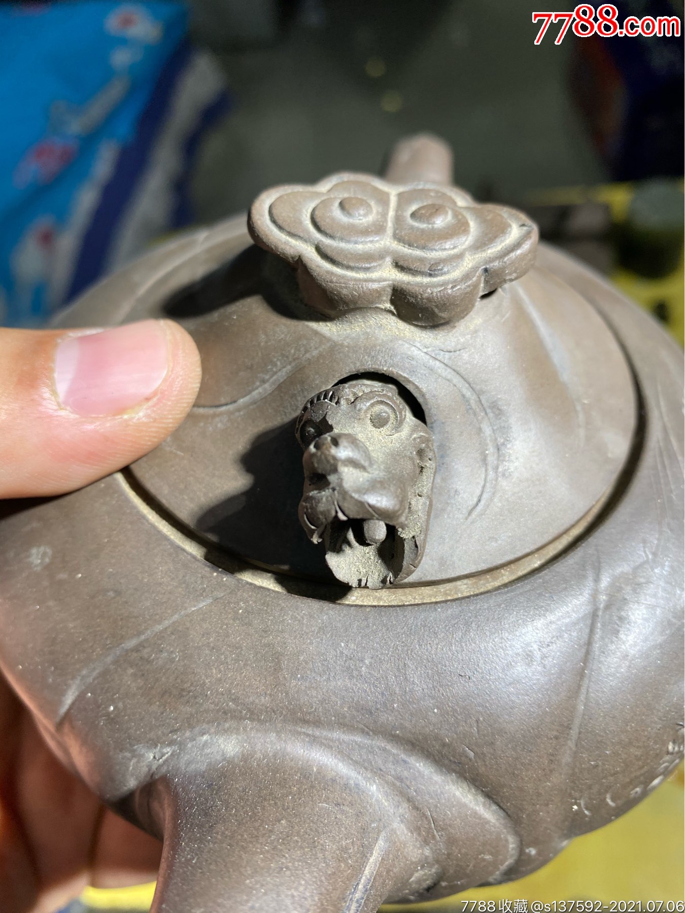 龙头紫砂壶一把-价格:100.0000元-se81270509-紫砂壶-零售-7788钱币网