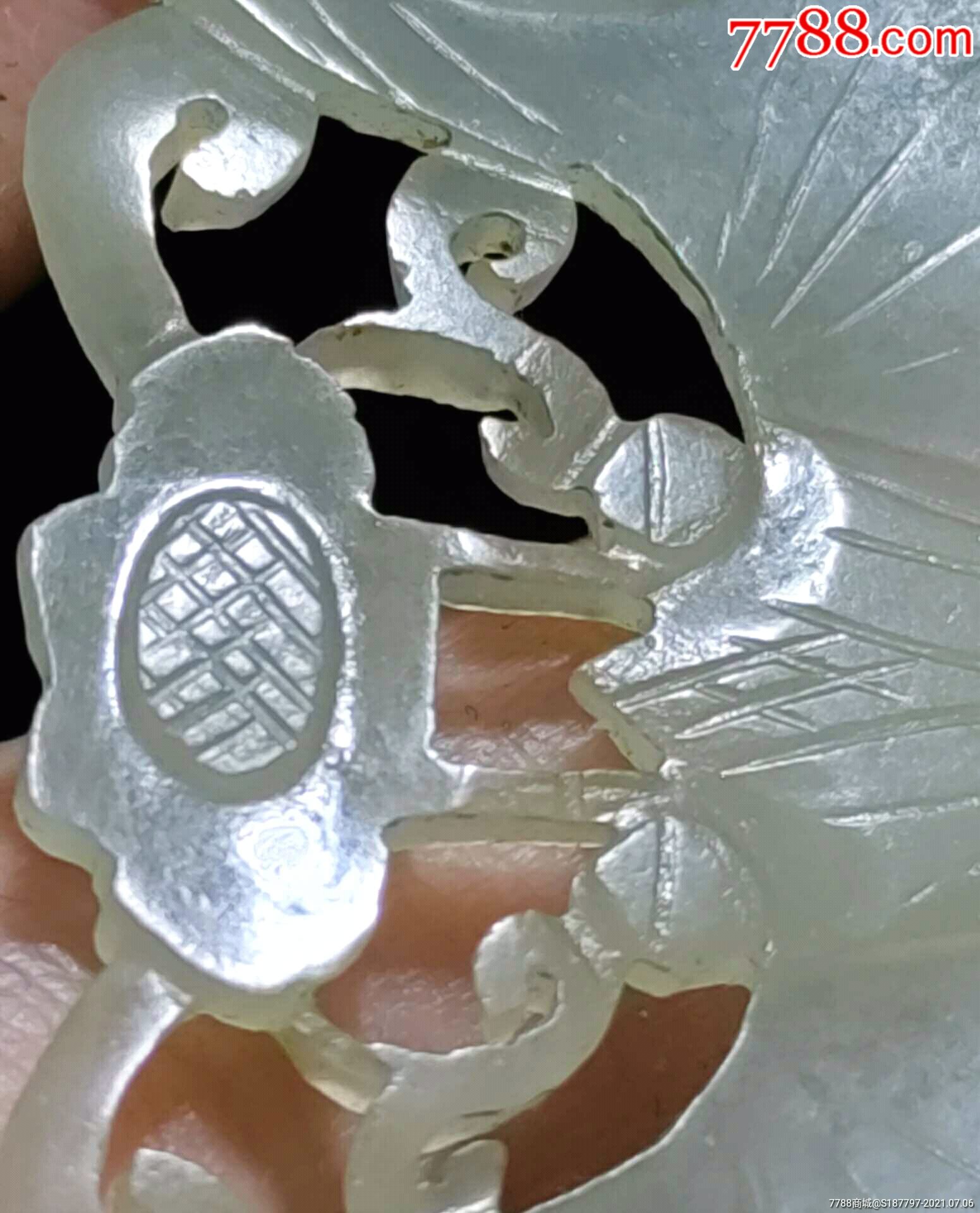 闻德评级,清代和田玉蝴蝶