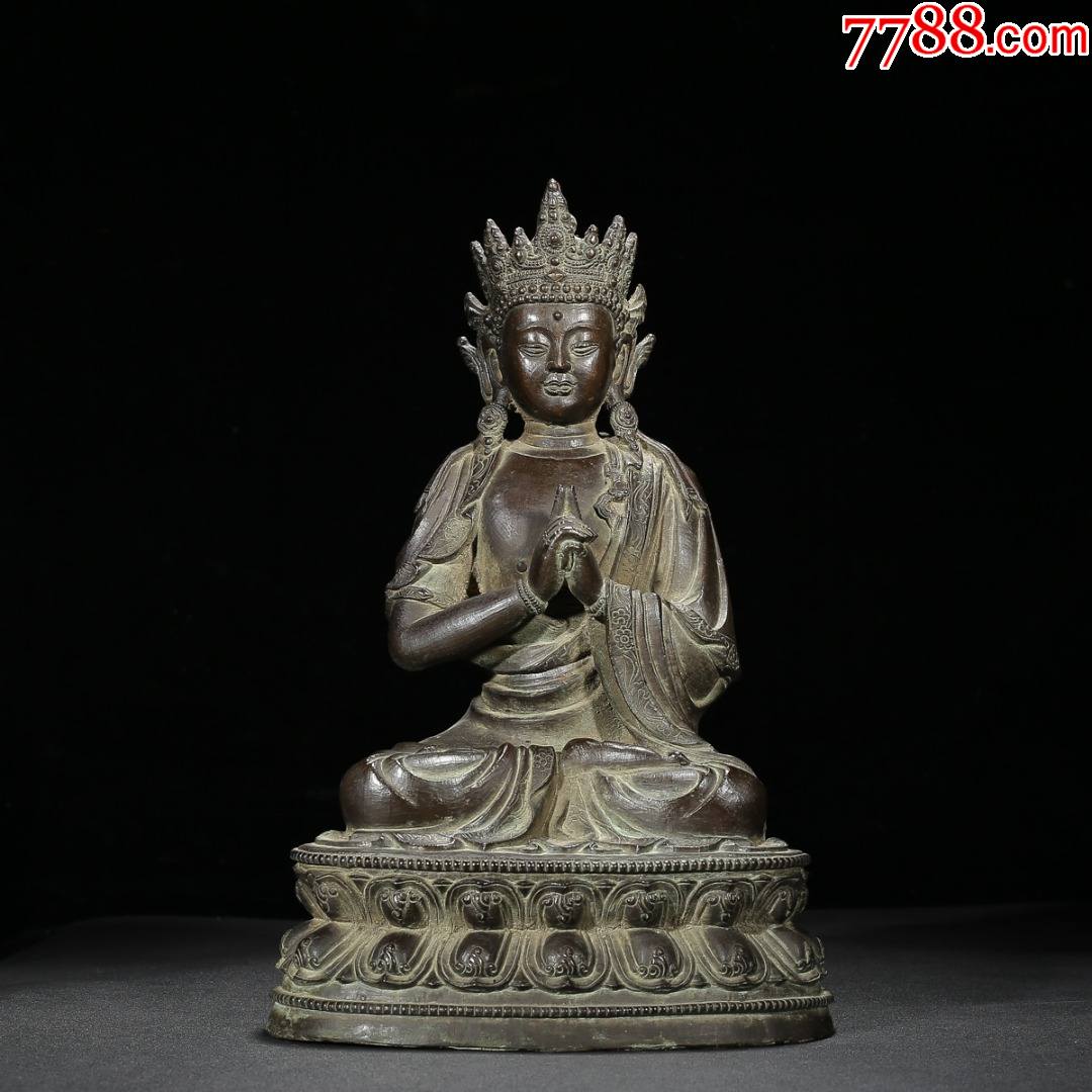 【老铜造释迦牟尼佛摆件】-铜像/铜佛像-7788商城__七七八八商品交易