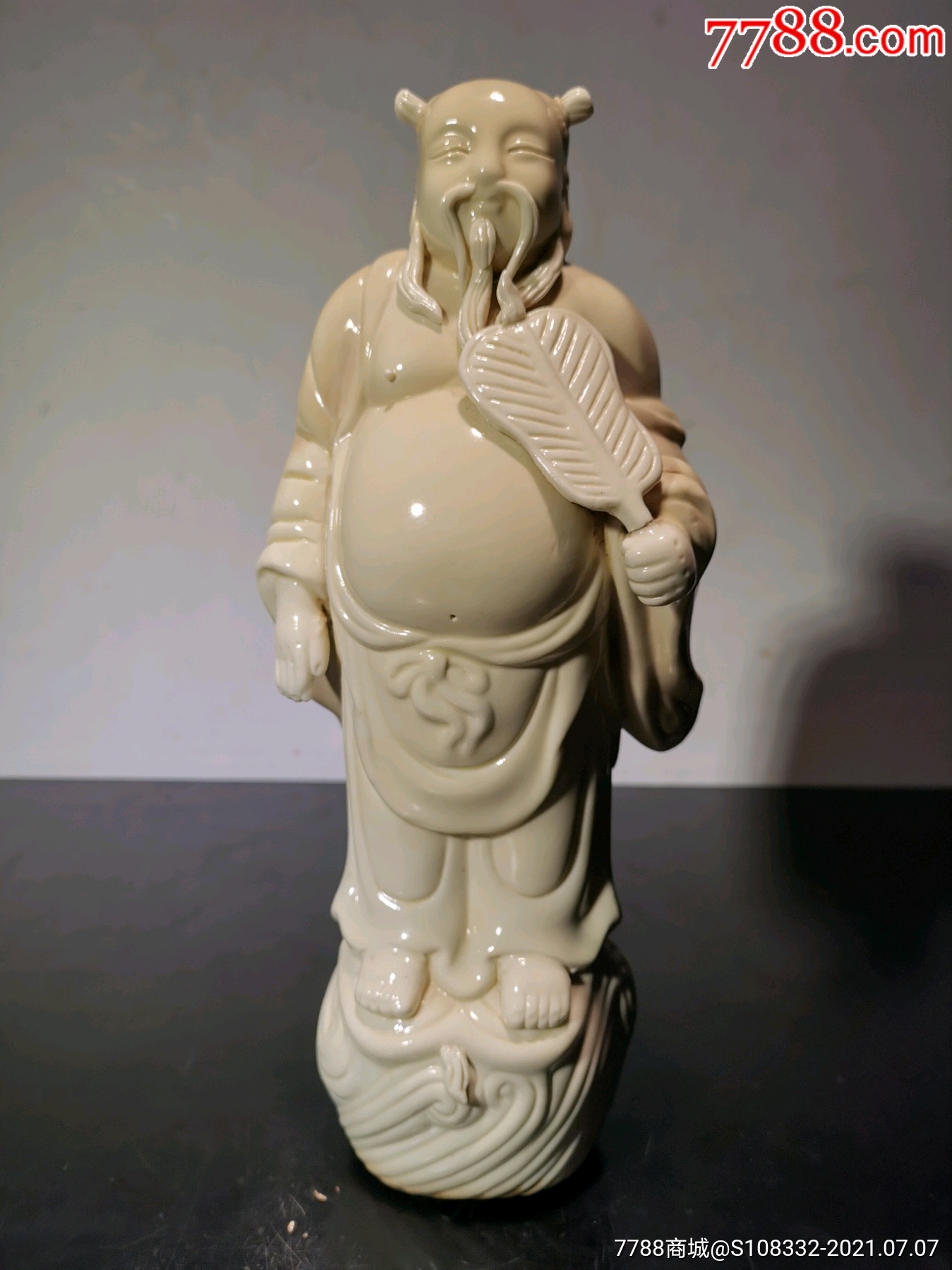 德化窑瓷塑八仙之一汉钟离-价格:260元-se81285176-雕塑瓷/瓷雕-零售