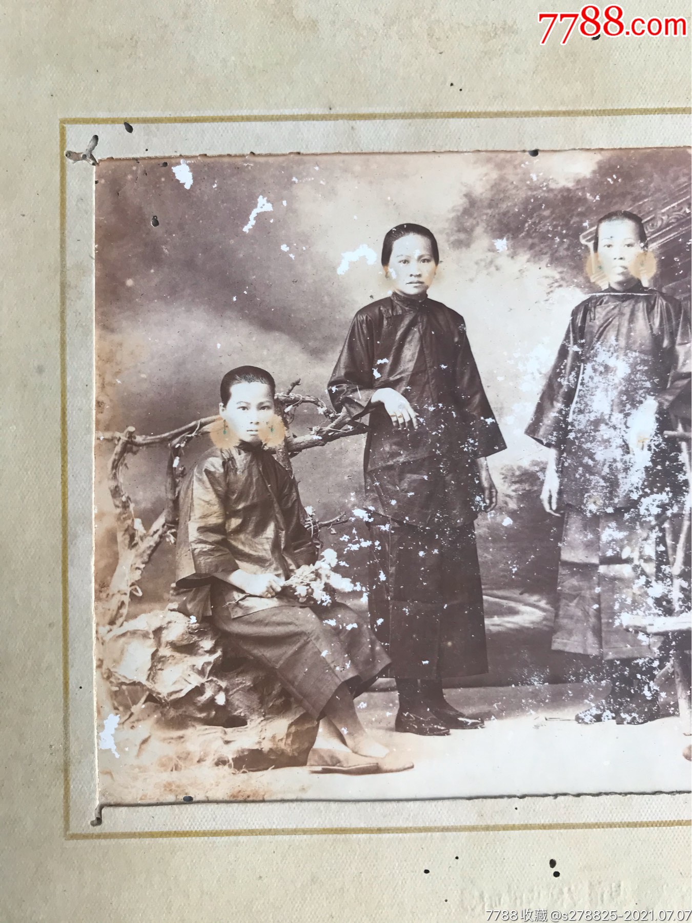 清代四大美女照片一张