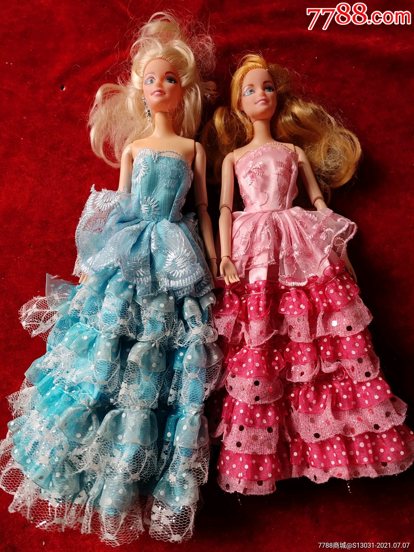 二个芭比公主-价格:20元-se81292941-芭比娃娃-零售-7788棋牌玩具